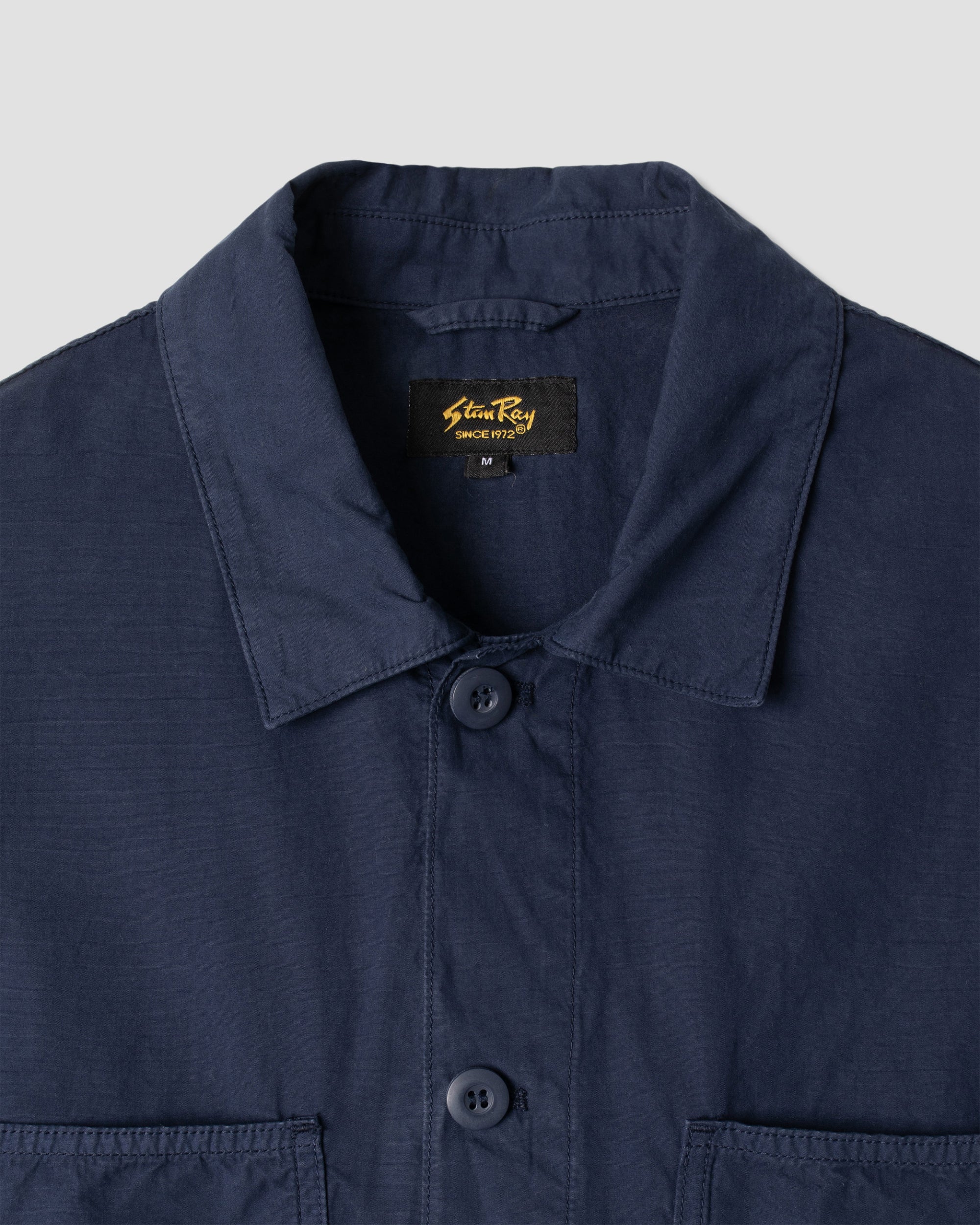 stan-ray-coverall-jacket-arbeitsjacke-navy-poplin-baumwolle image 4