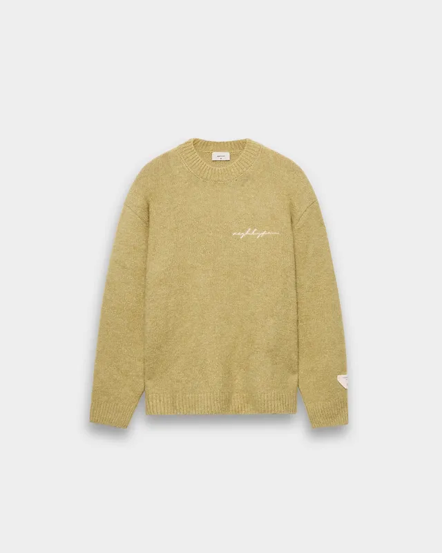 eightyfive-tops-heavy-crew-neck-sweater-pistachio-herren image 1