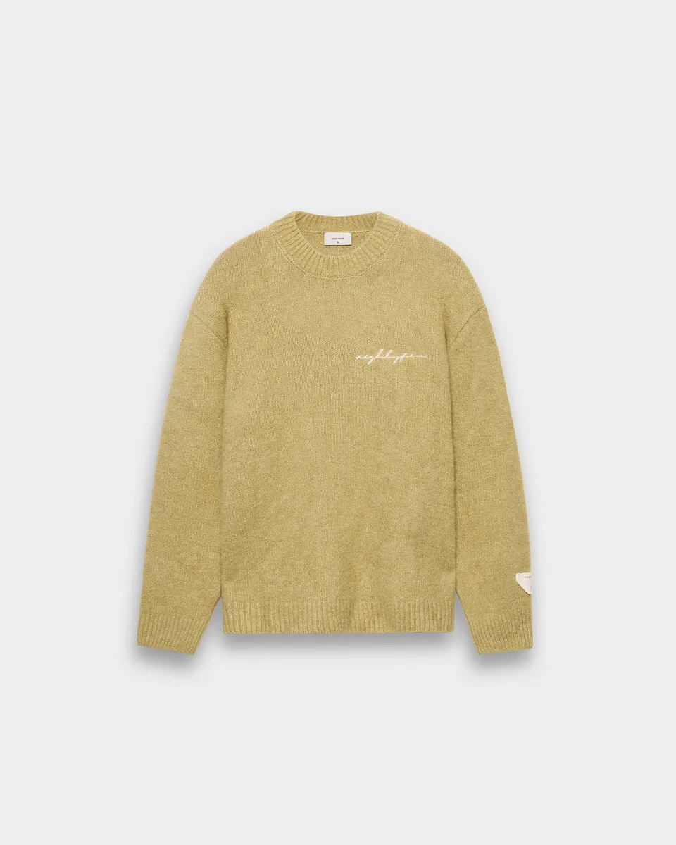 eightyfive-tops-heavy-crew-neck-sweater-pistachio-herren image 1