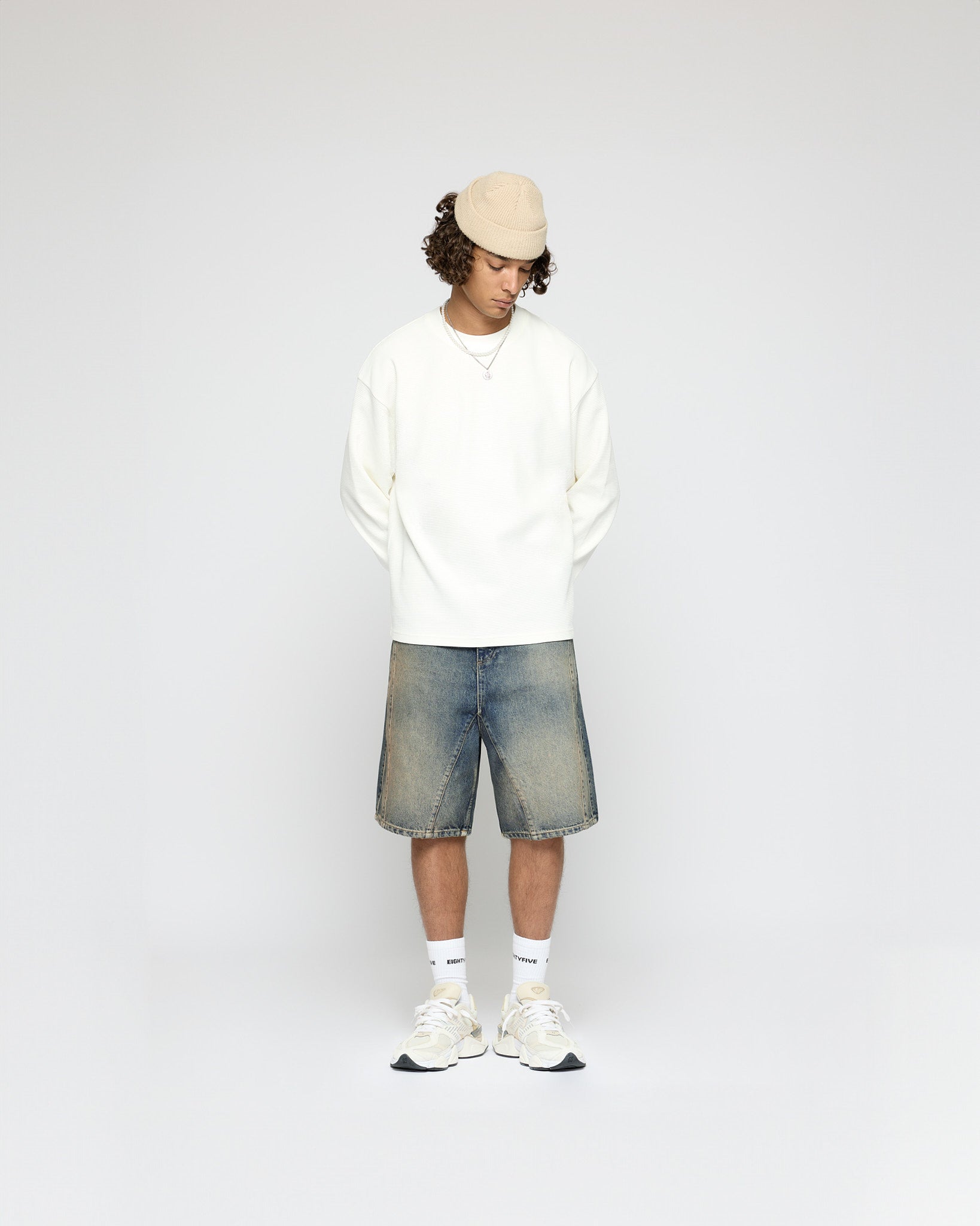 eightyfive-used-baggy-jorts-jeansshorts-used-sand-31-baggy image 5