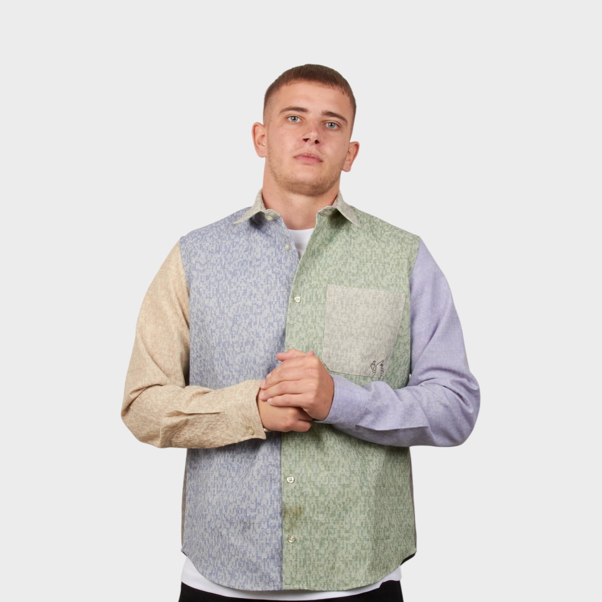 le-fix-glow-shirt-hemd-multi-wollmischung image 2
