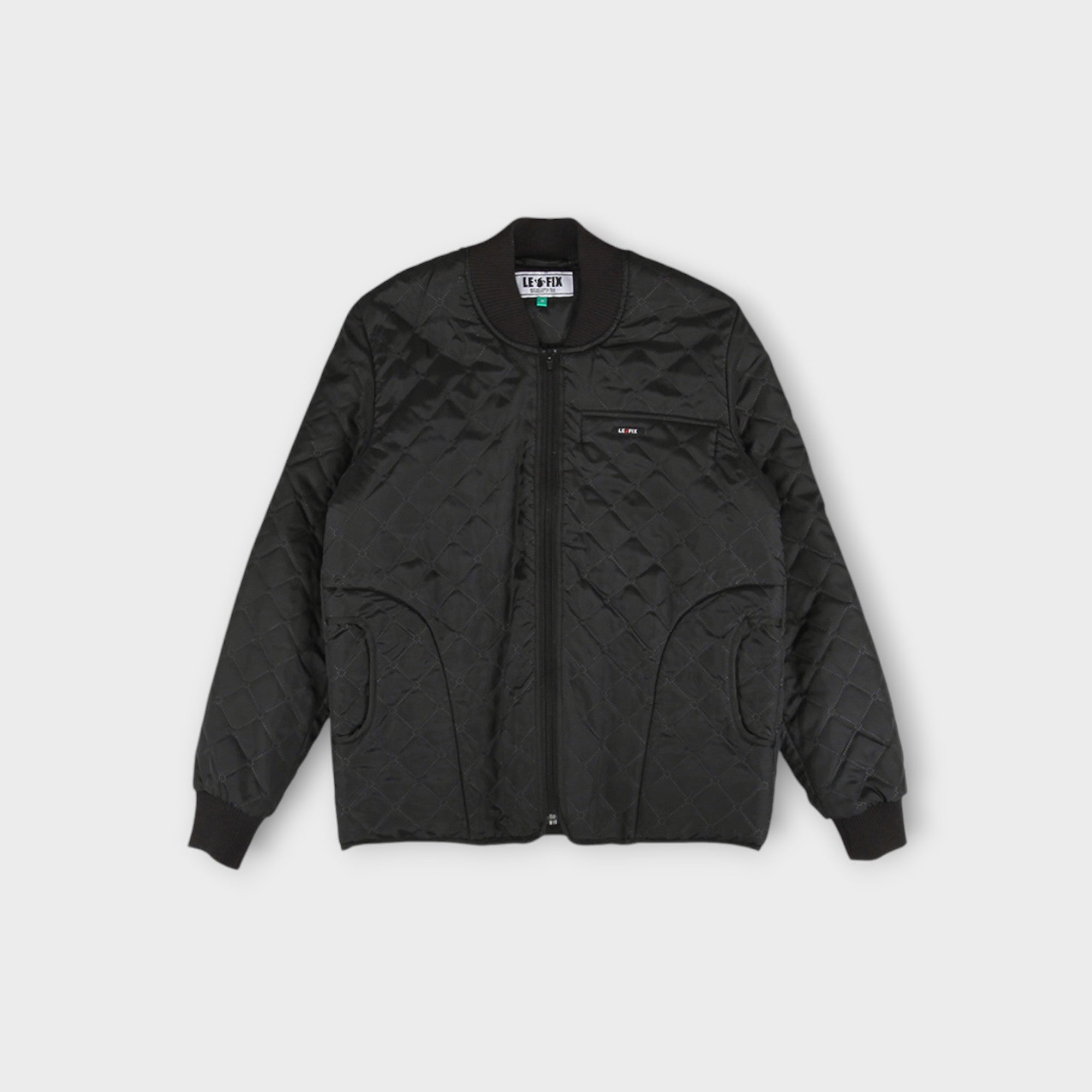 le-fix-termojakke-jacke-schwarz-steppjacke-winddicht image 1