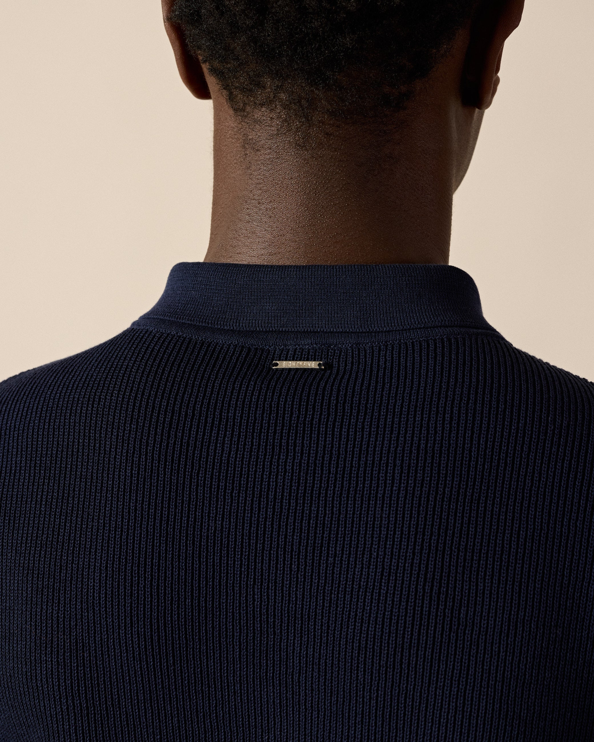 eightyfive-knit-poloshirt-polo-navy-baumwolle image 7