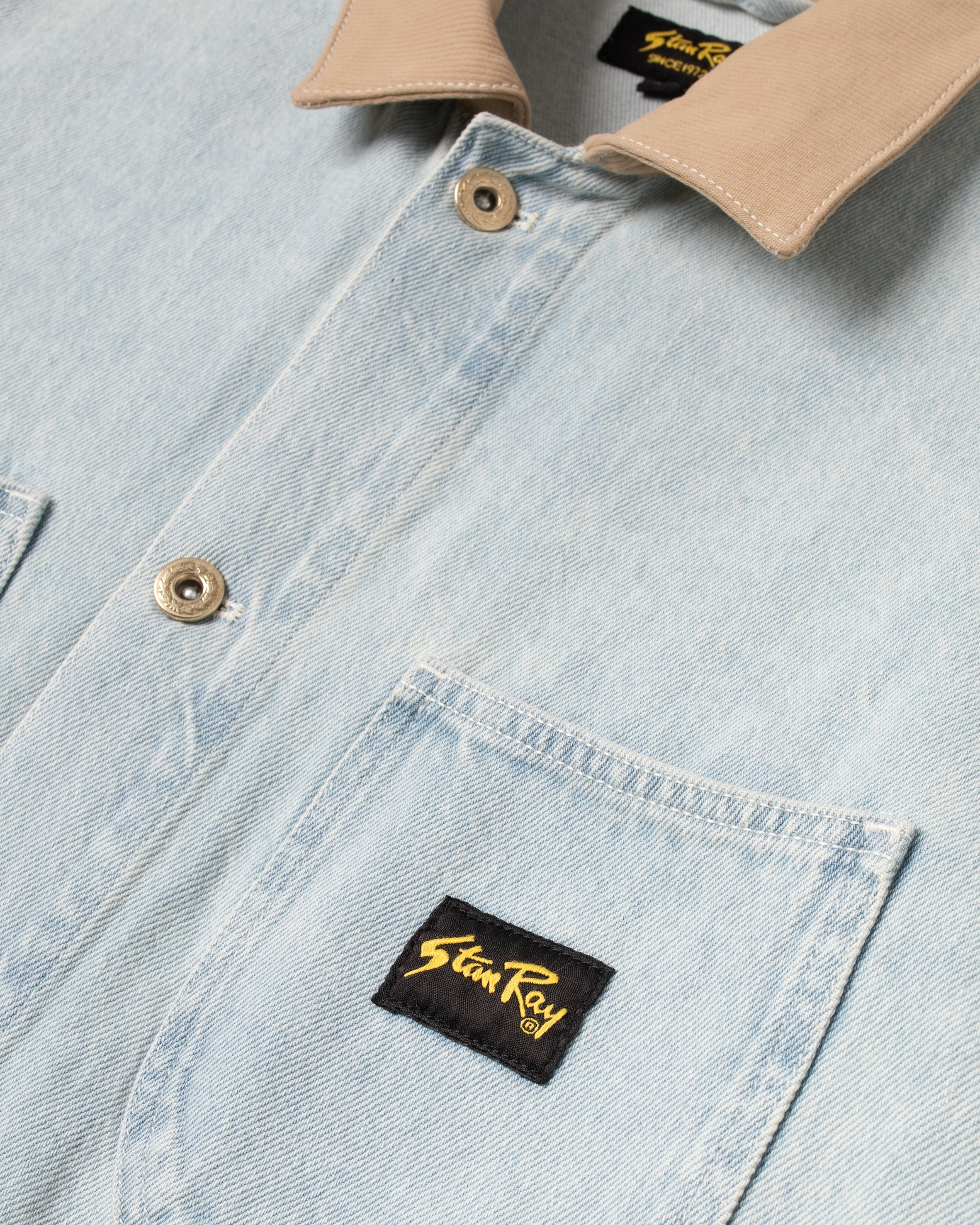 stan-ray-jackets-coverall-jacket-lite-blue-denim-baumwolle image 6