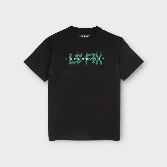 le-fix-trash-t-shirt-schwarz-frontprint-baumwolle image 1