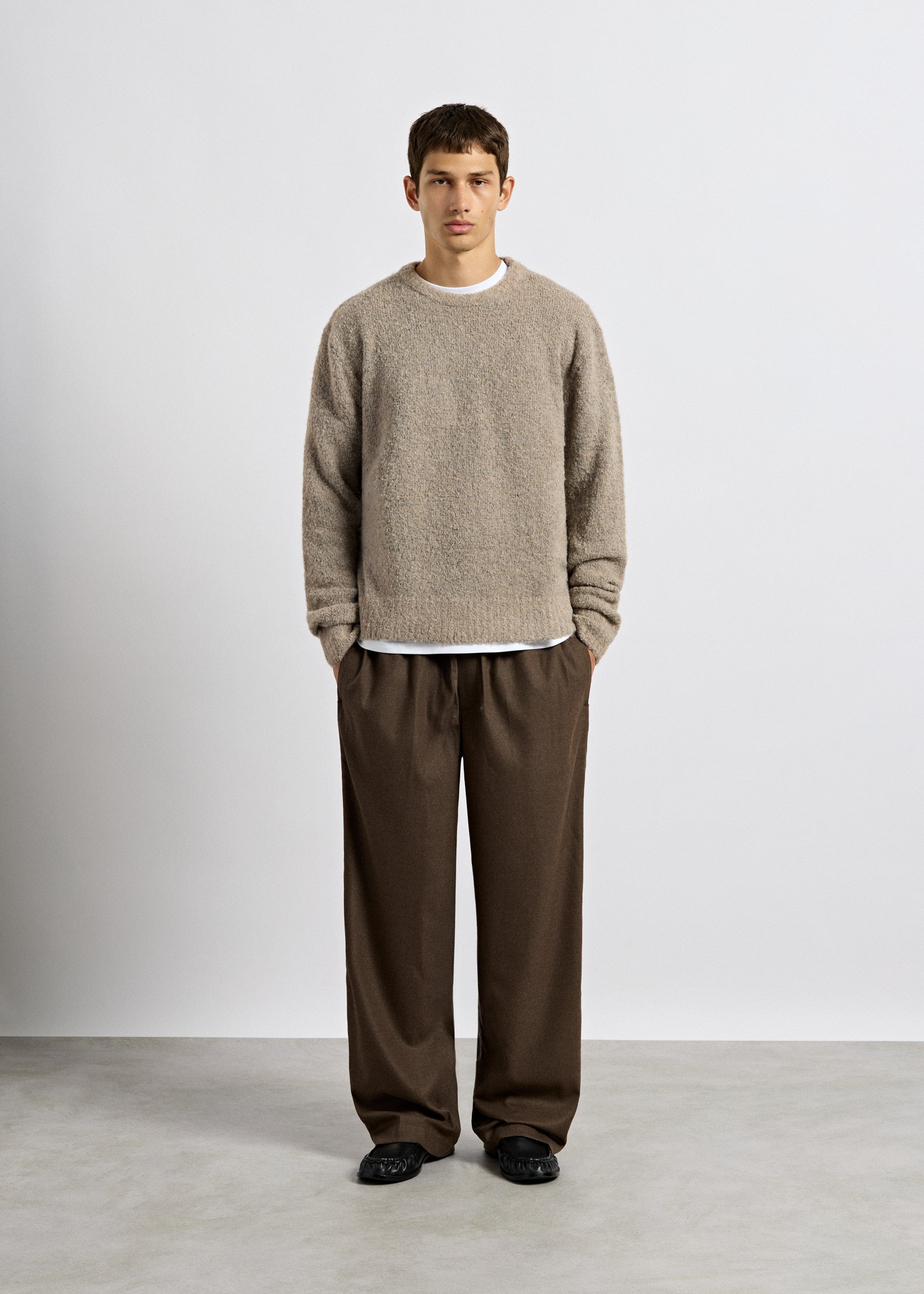 burocs-loop-knit-sweater-strickpullover-stone-beige-oversized image 4