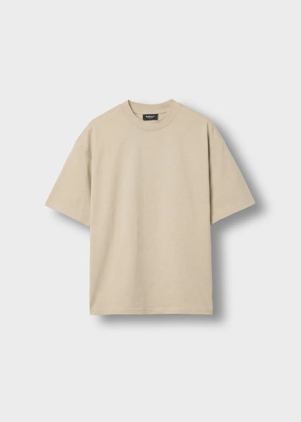 burocs-t-shirts-oversize-t-shirt-herren-beige-240gsm image 1