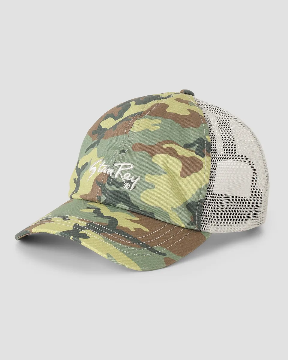 stan-ray-trucker-cap-woodland-dpm-camo-mesh image 1