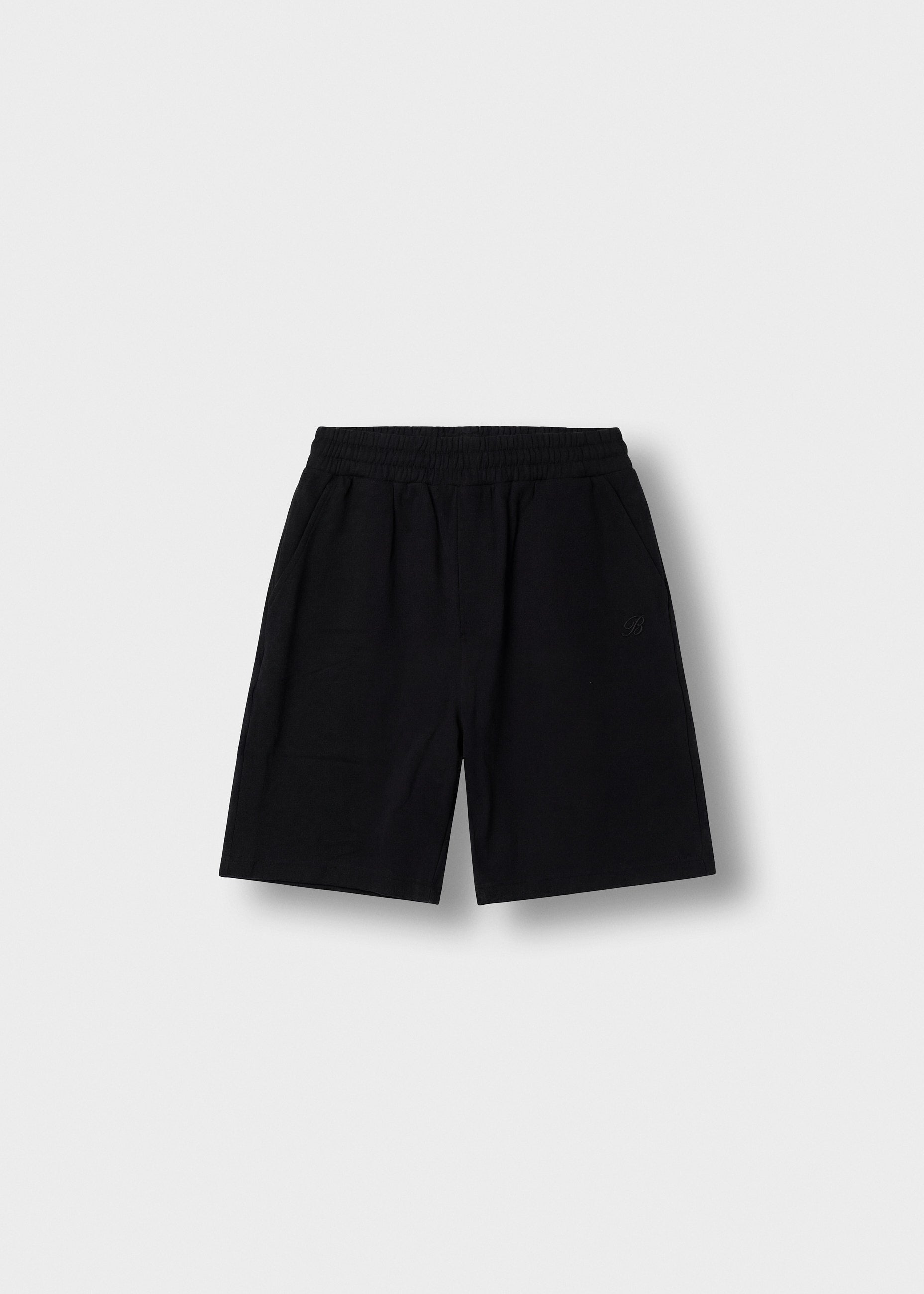 burocs-shorts-cotton-sweatshorts-black-baumwolle image 1
