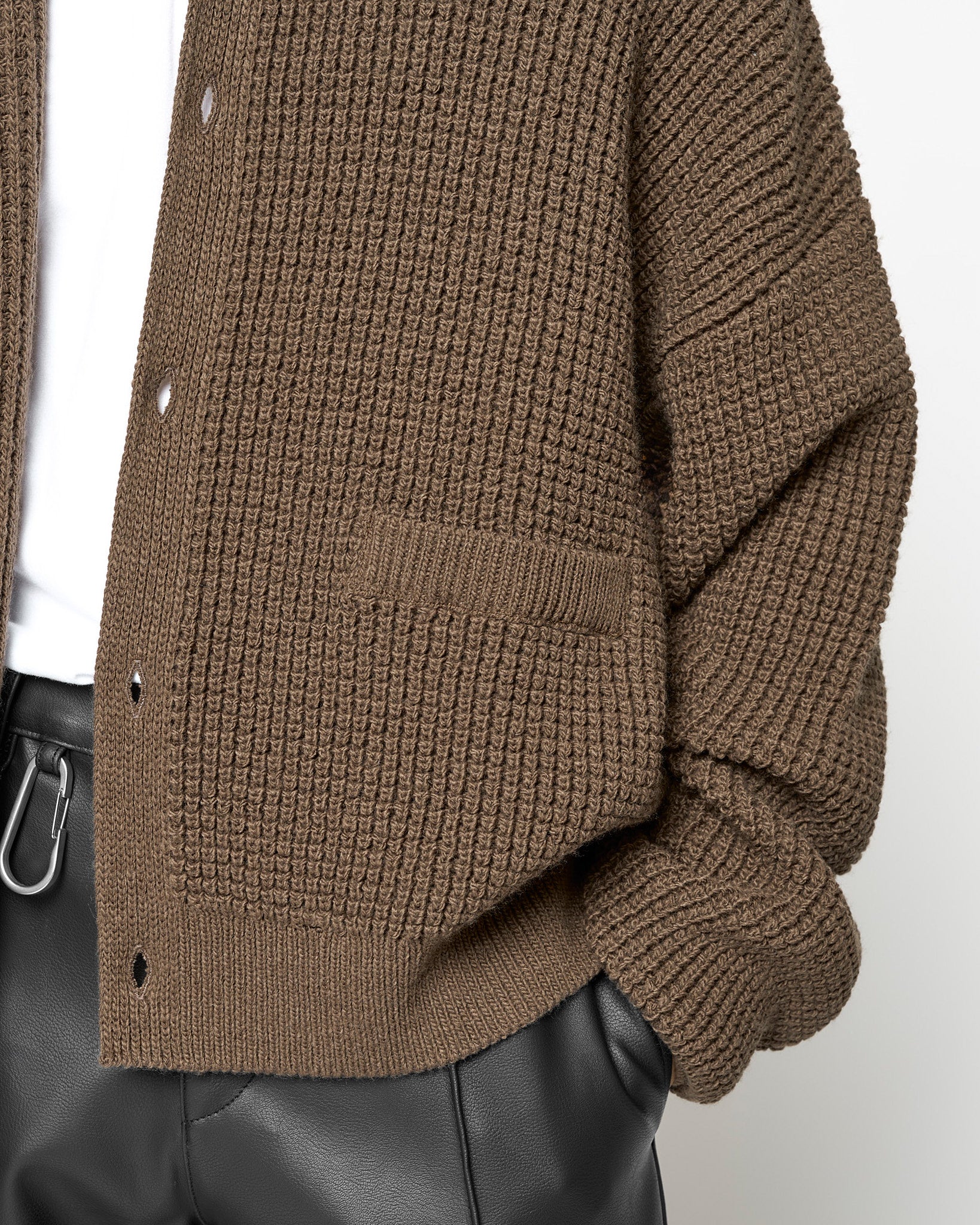 eightyfive-tops-knitted-wool-cardigan-herren-brown image 6