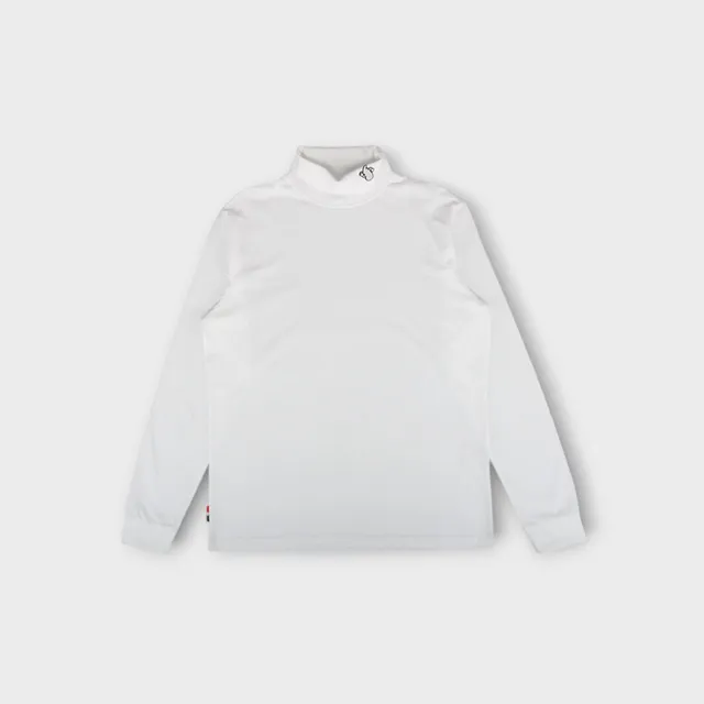 le-fix-patch-turtleneck-strickpullover-weiss-baumwolle-kaj-logo image 1