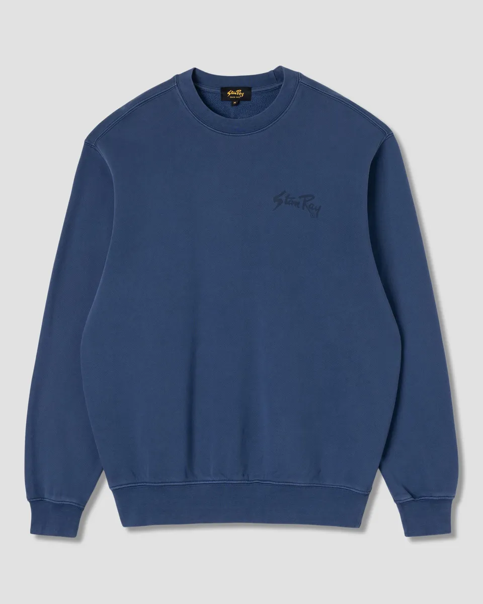 stan-ray-sweats-og-crew-sweatshirt-washed-navy-baumwolle image 1