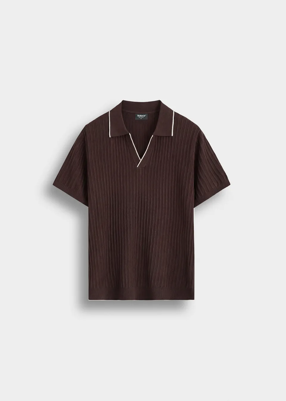 burocs-polo-t-shirt-brown-regular-fit-feinstrick image 1