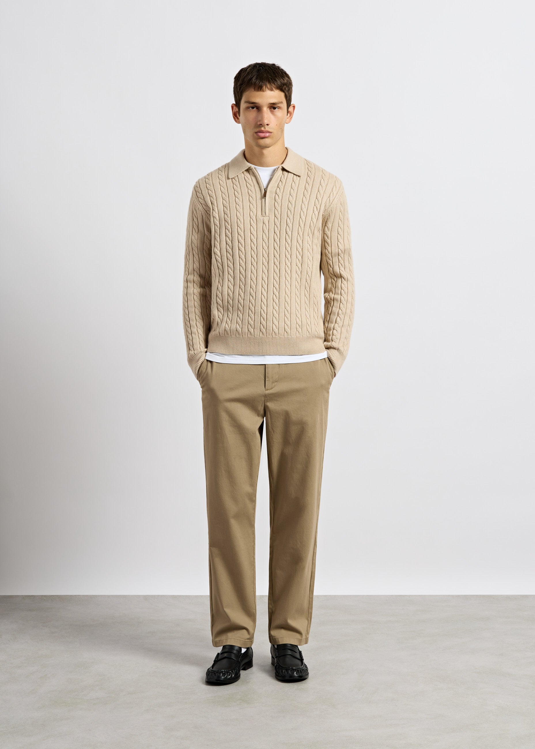 burocs-pants-chino-pants-beige-sand-regular-fit image 4