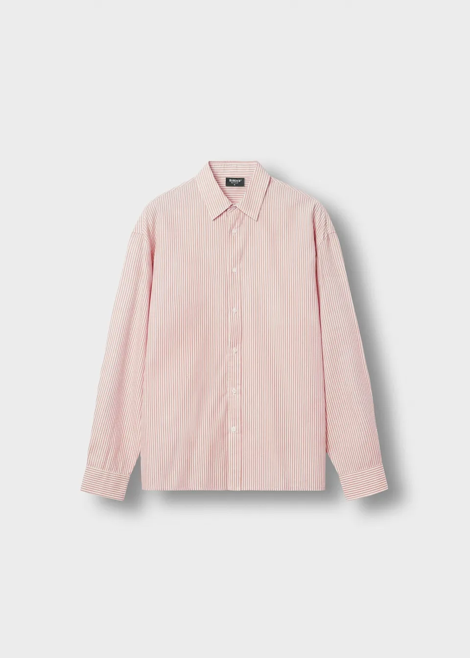 burocs-cotton-long-sleeve-shirt-herren-hemd-peach-streifen image 1