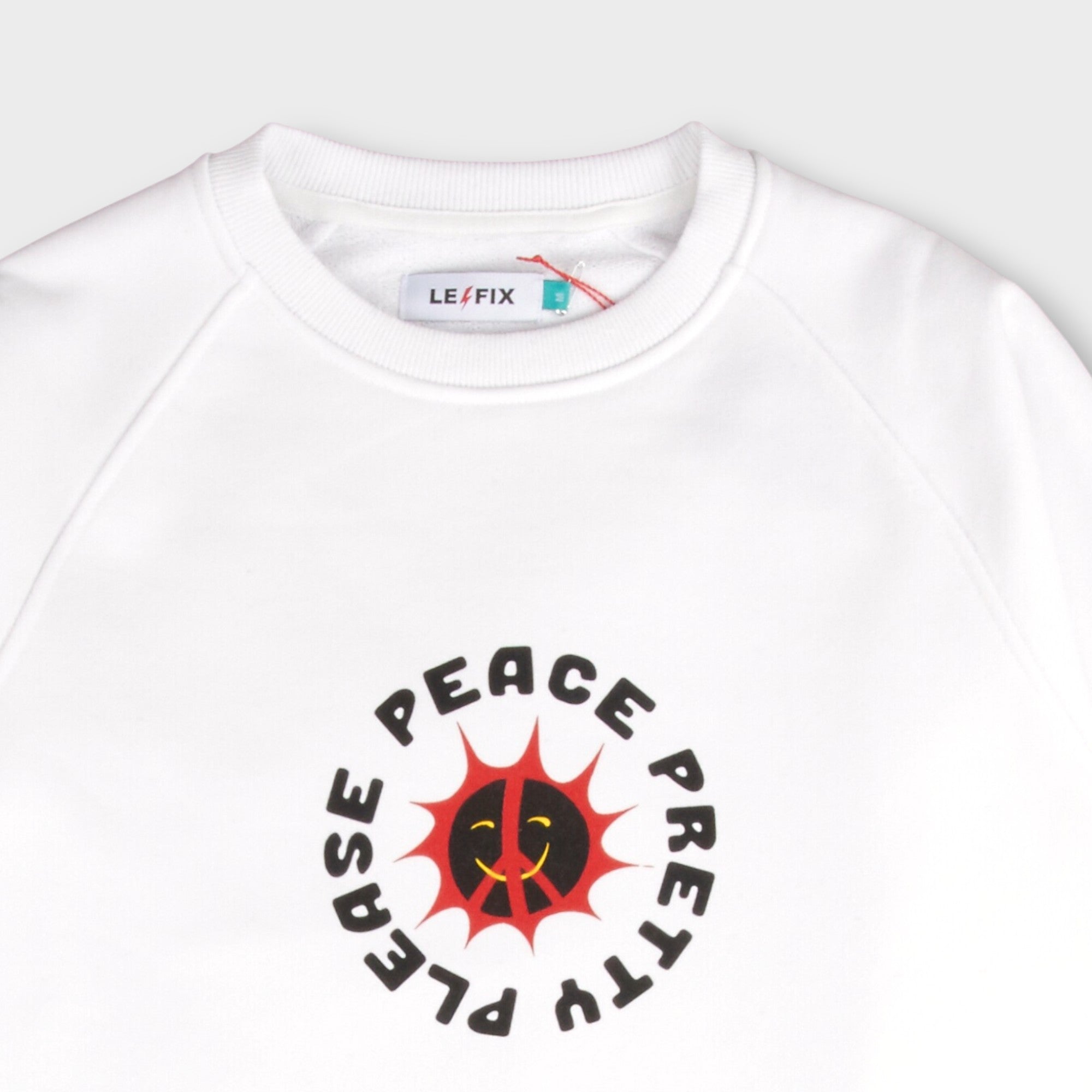 le-fix-pretty-please-crewneck-weiss-print-baumwolle image 4