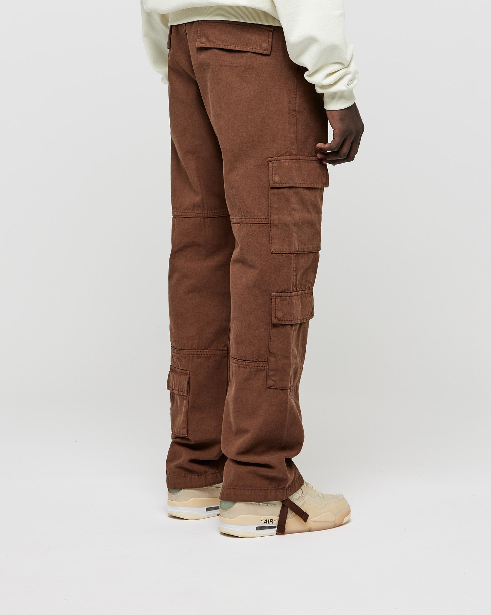 eightyfive-5-pocket-cargo-pants-brown-straight-fit image 4