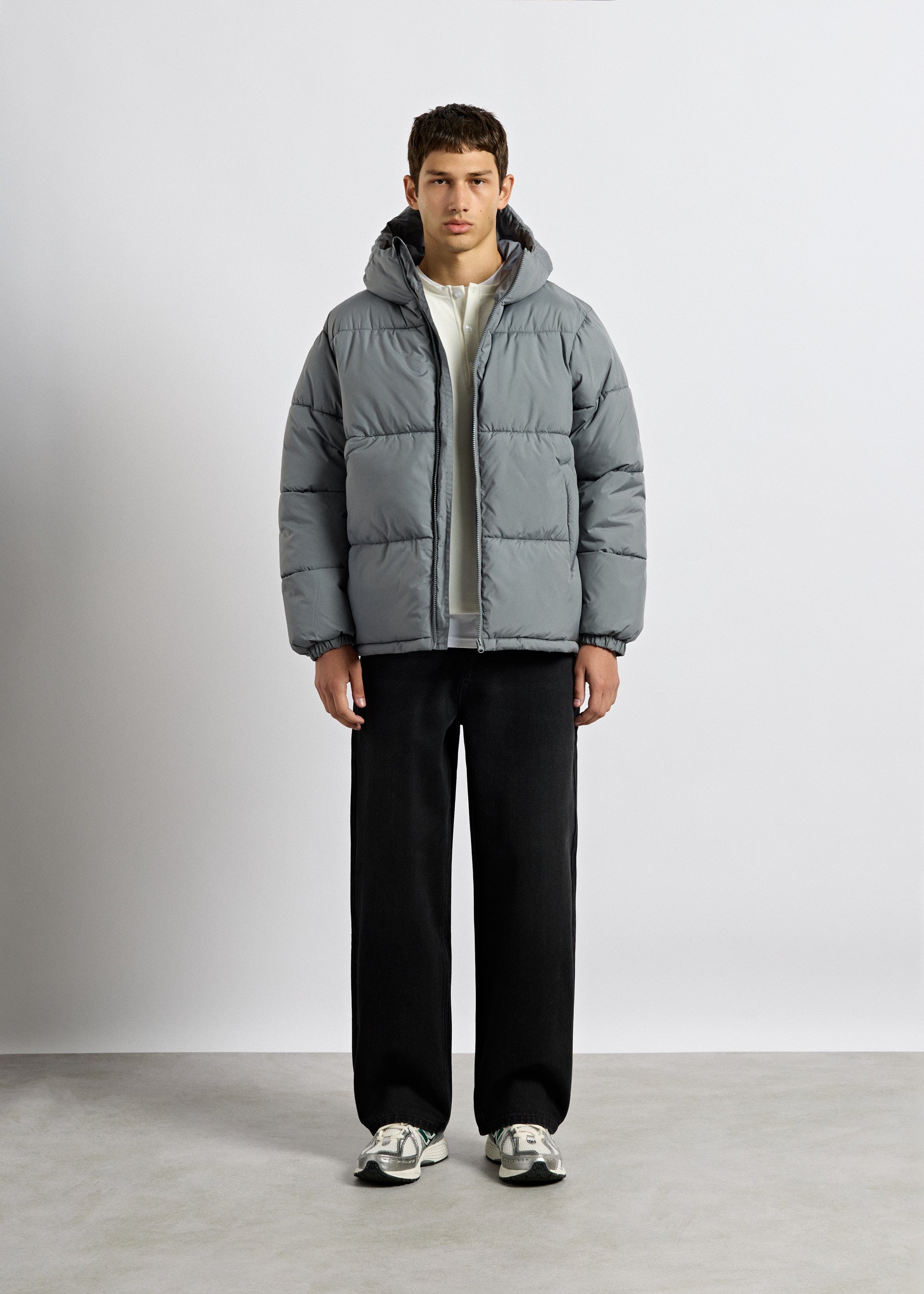 burocs-puffer-jacket-9069-winterjacke-grau-kapuze image 6