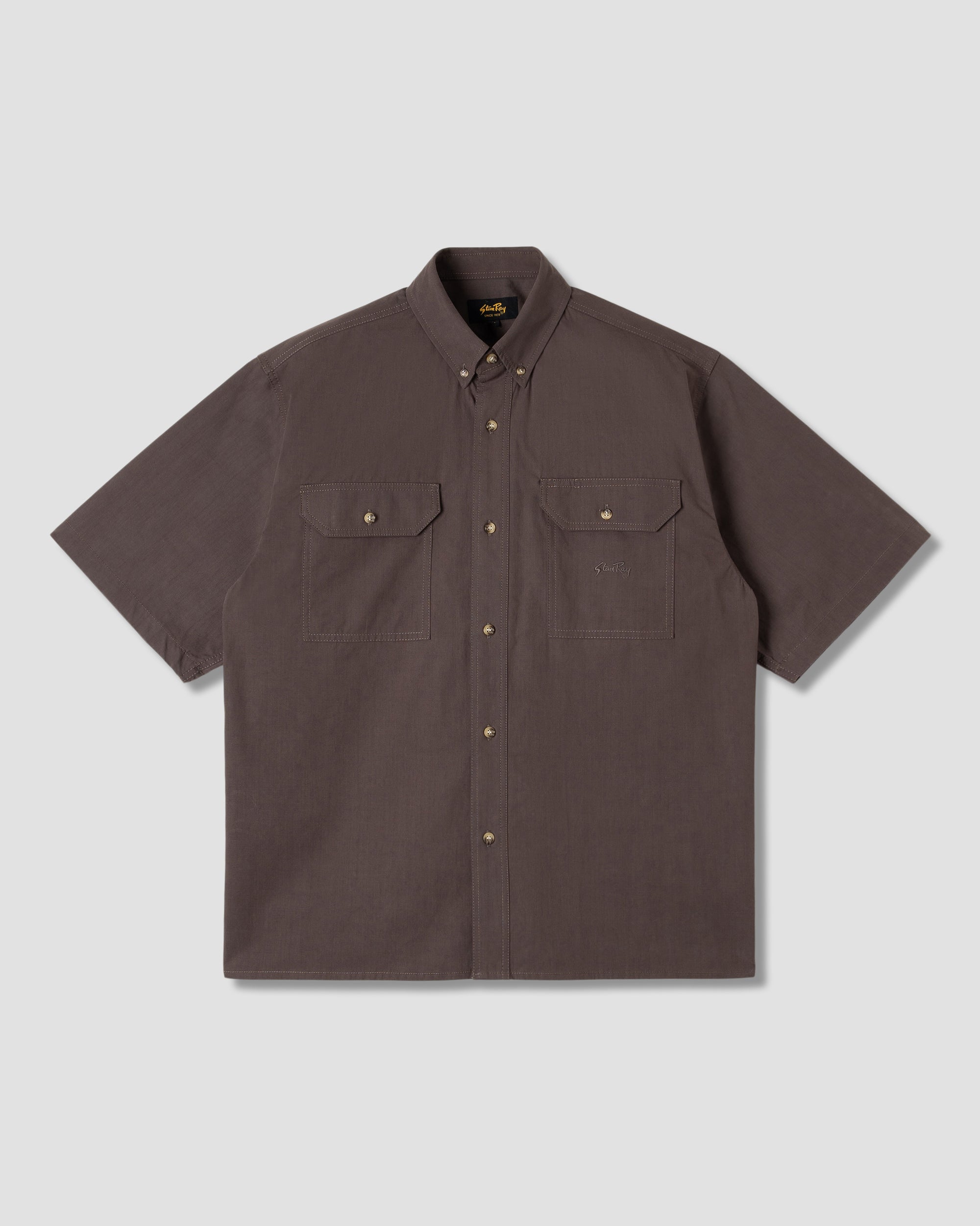 stan-ray-work-shirt-arbeitshemd-washed-black-herren-canvas image 1