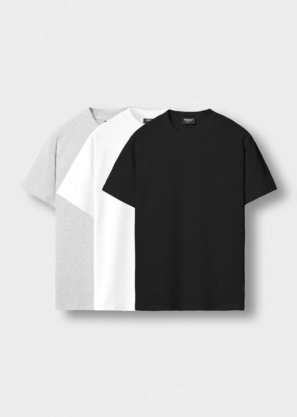 burocs-bundles-3-pack-slim-rib-t-shirt-3er-pack-bunt image 1