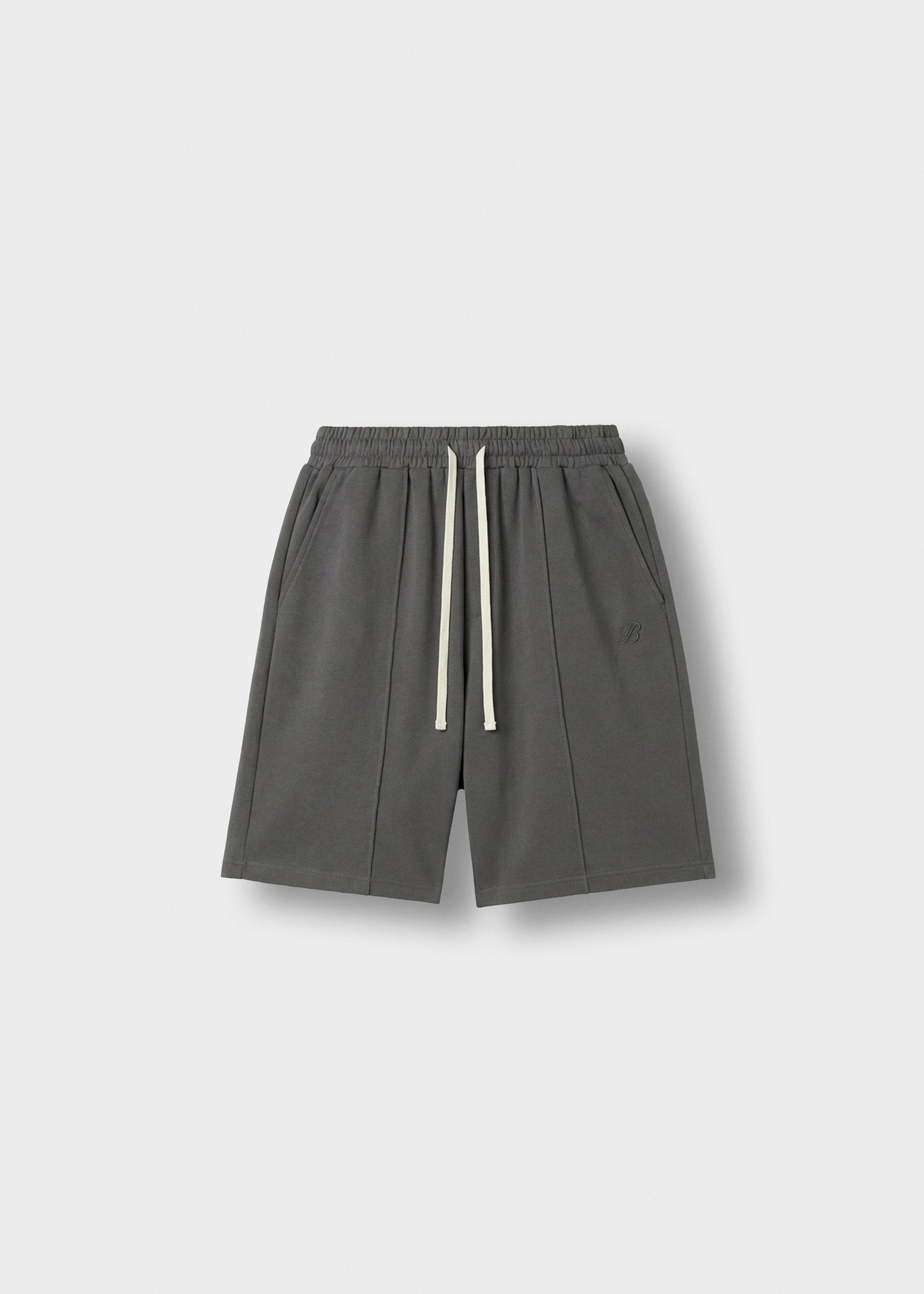 burocs-sweatshorts-with-seam-grau-baumwolle-relaxed image 1