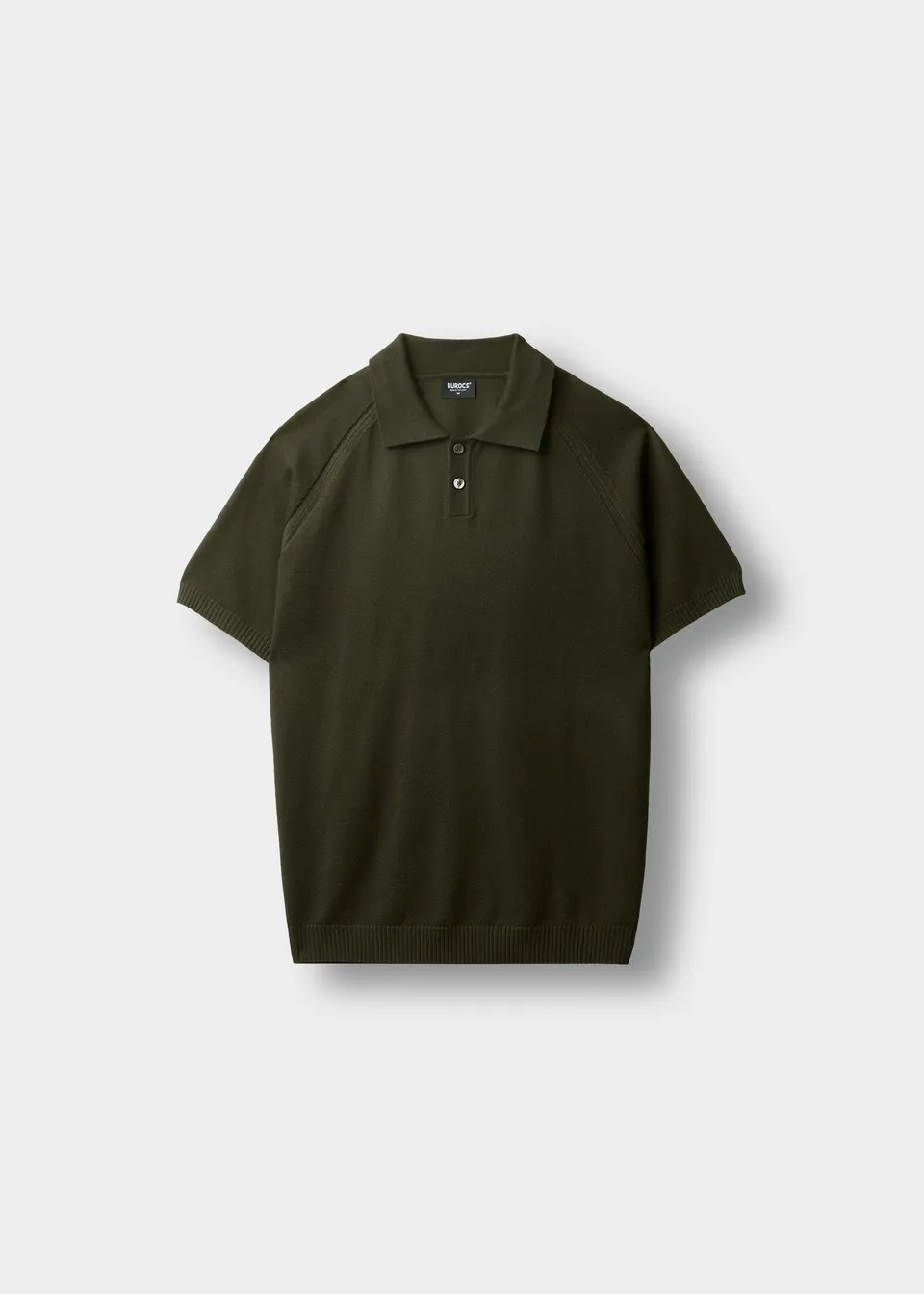 burocs-t-shirts-fine-knit-polo-poloshirt-moosgr-n image 1