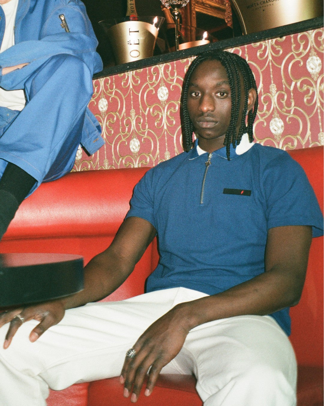 le-fix-drip-polo-poloshirt-blau-bio-baumwolle image 2