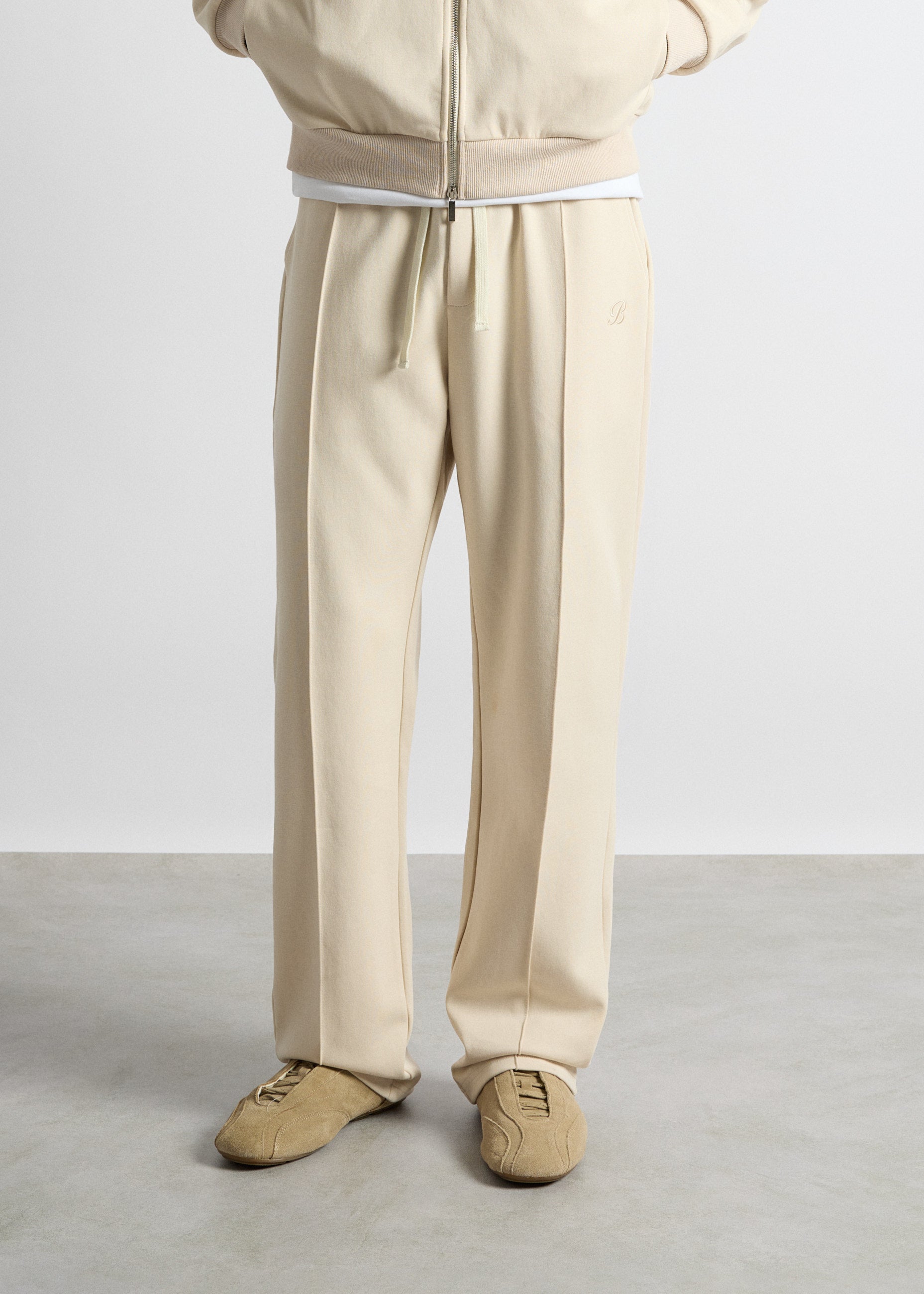 burocs-sweatpants-wide-leg-seam-beige-baumwolle image 4