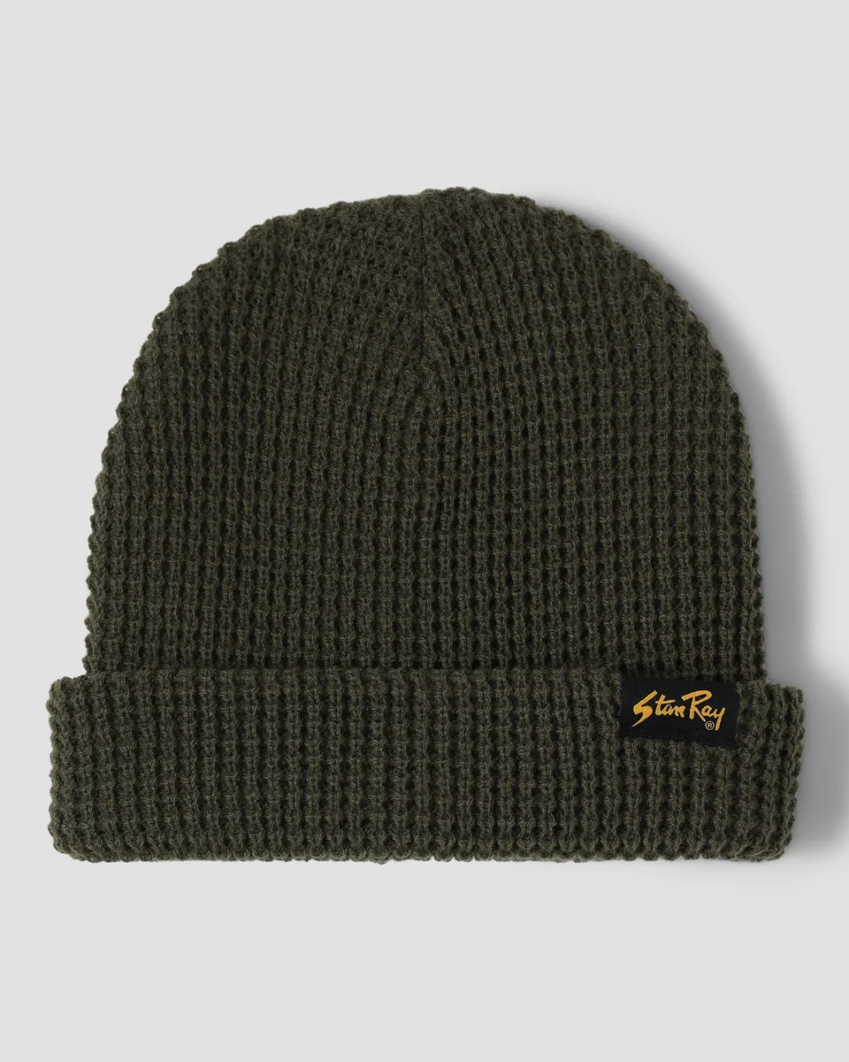 stan-ray-waffle-beanie-m-tze-olive-acryl-einheitsgr-e image 1