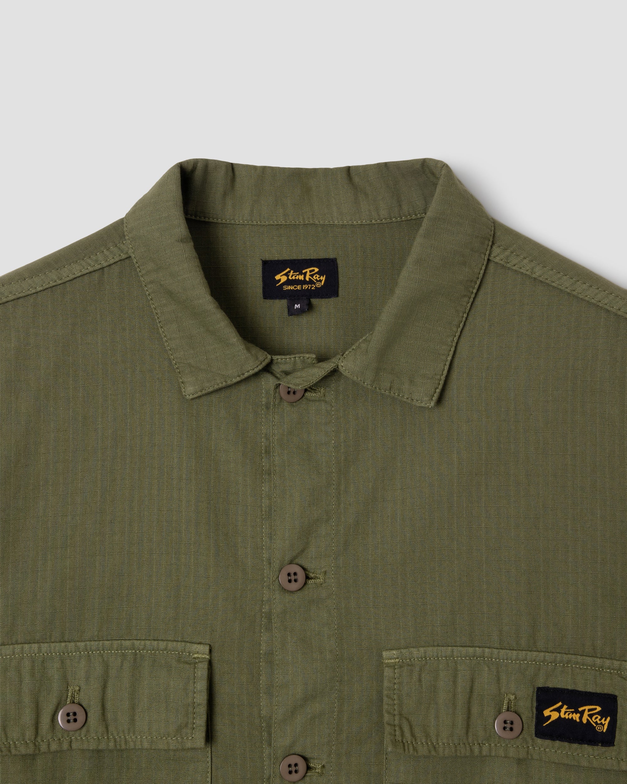 stan-ray-cpo-shirt-hemd-olive-ripstop-baumwolle image 2