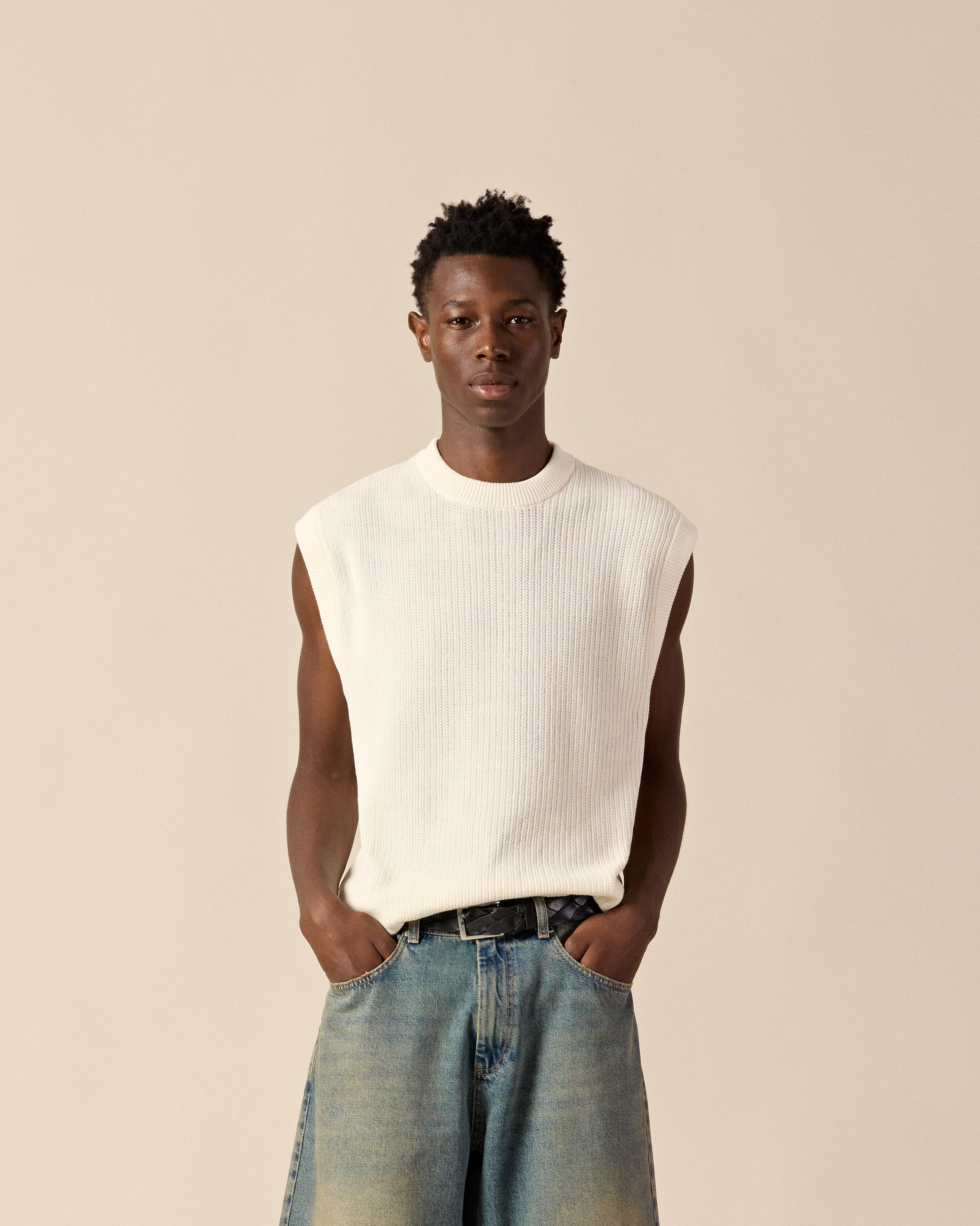 eightyfive-tops-knit-tanktop-tank-top-off-white-baumwolle image 3