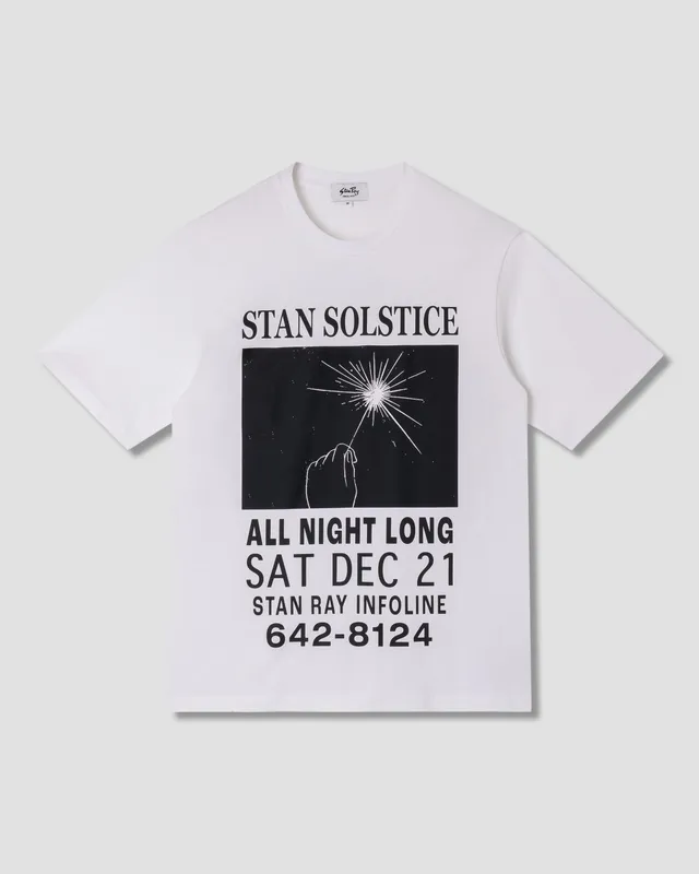 stan-ray-solstice-tee-white-wei-es-baumwoll-t-shirt-mit-print image 1