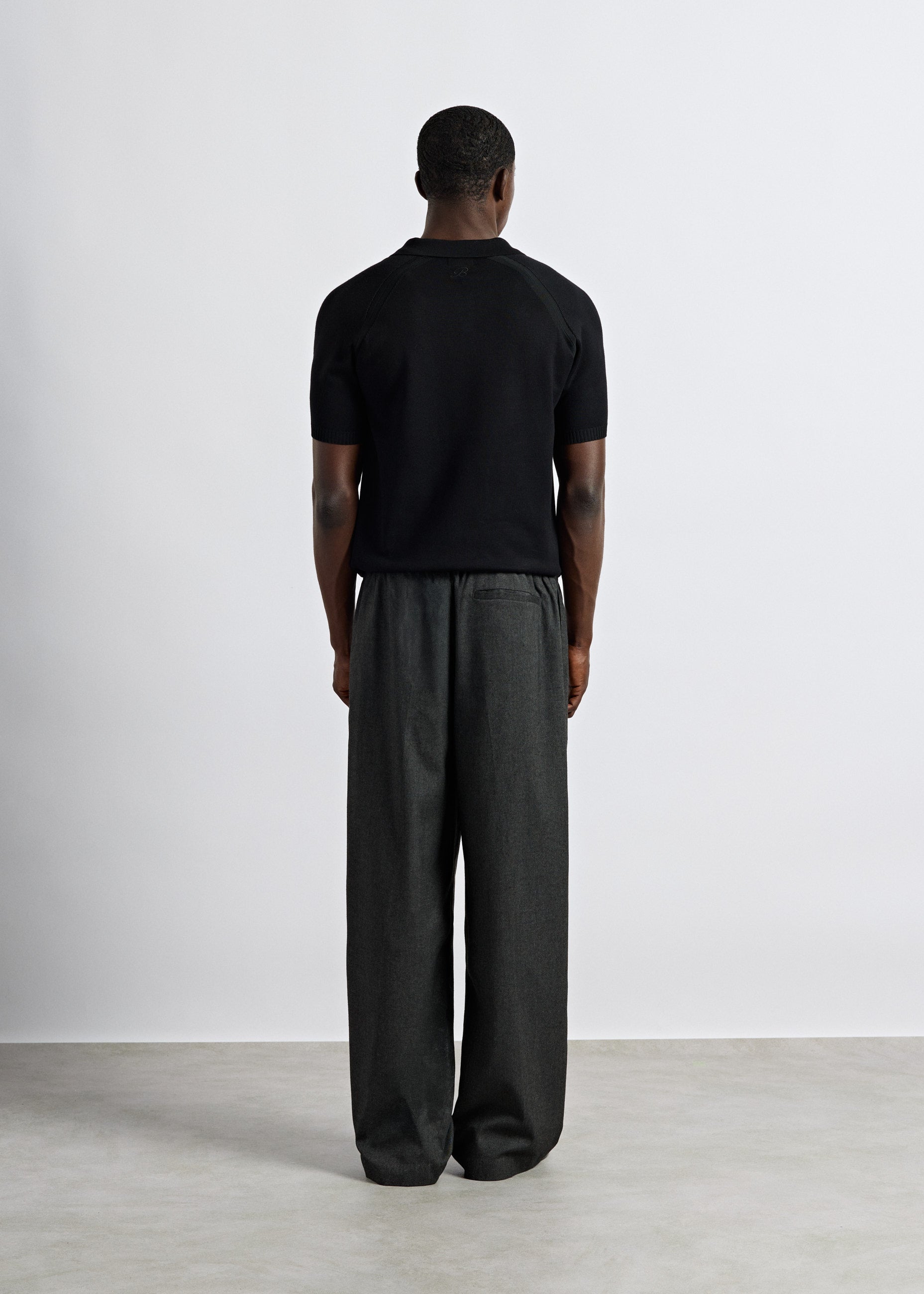 burocs-t-shirts-fine-knit-polo-t-shirt-schwarz image 5