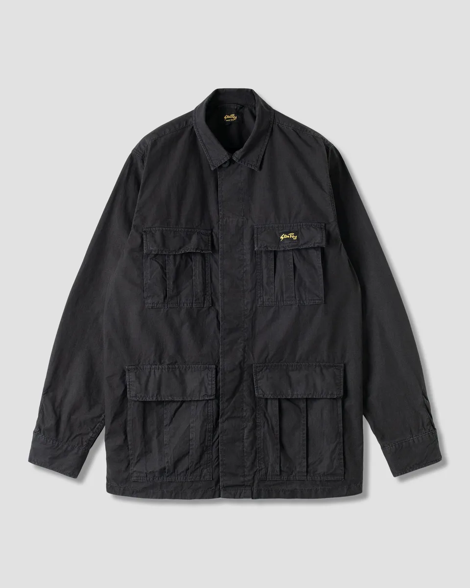 stan-ray-utility-jacket-jacke-black-ripstop-baumwolle image 1
