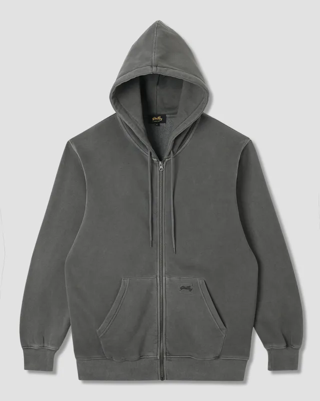stan-ray-patch-zip-hood-hoodie-washed-black-herren image 1