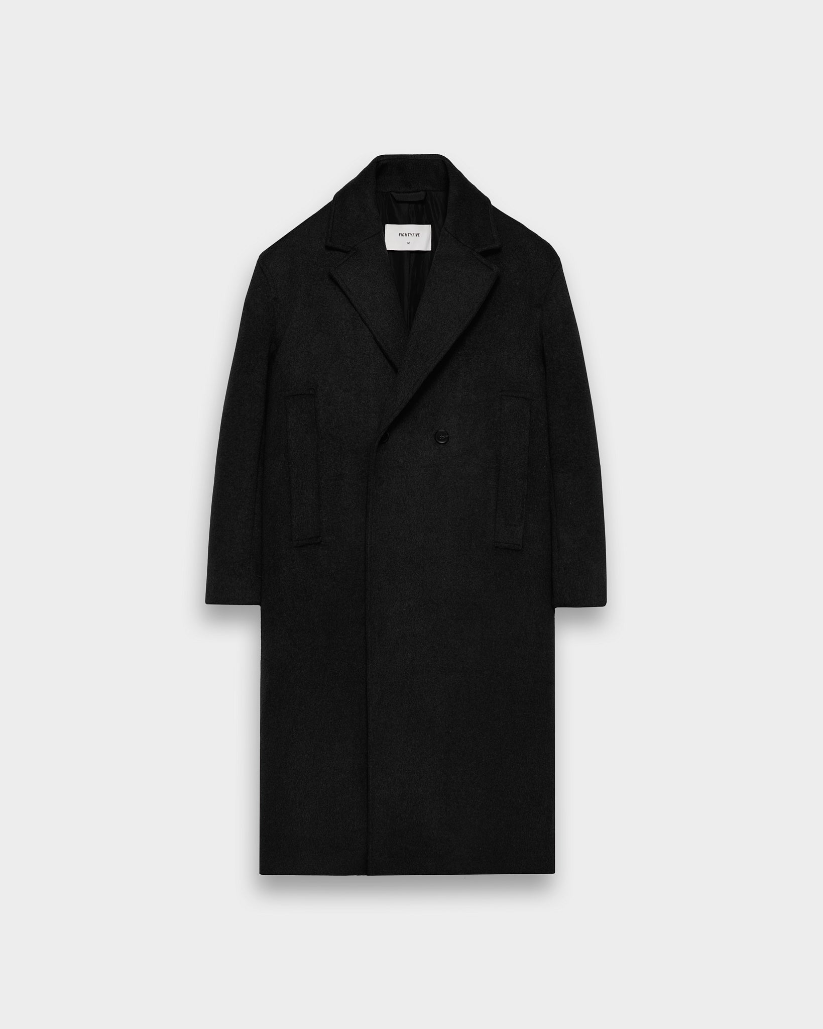 eightyfive-double-breasted-wool-coat-mantel-black image 1