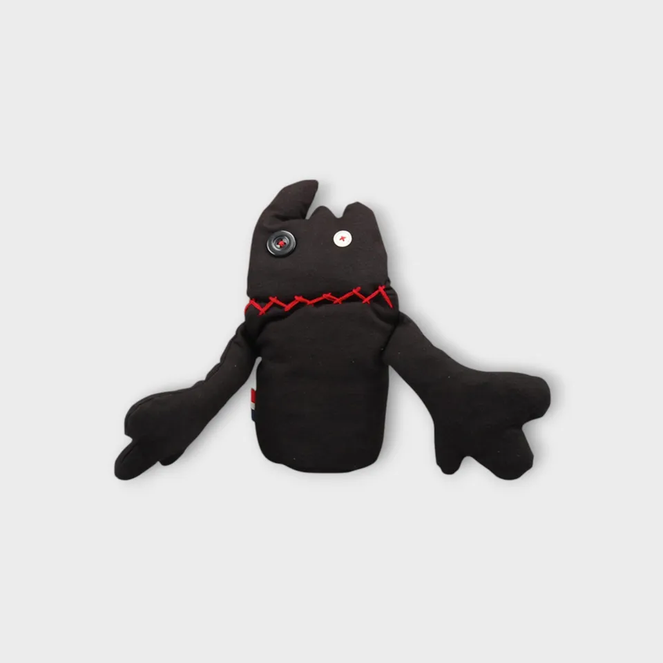 le-fix-kaj-figur-deko-schwarz-baumwolle-maskottchen image 1