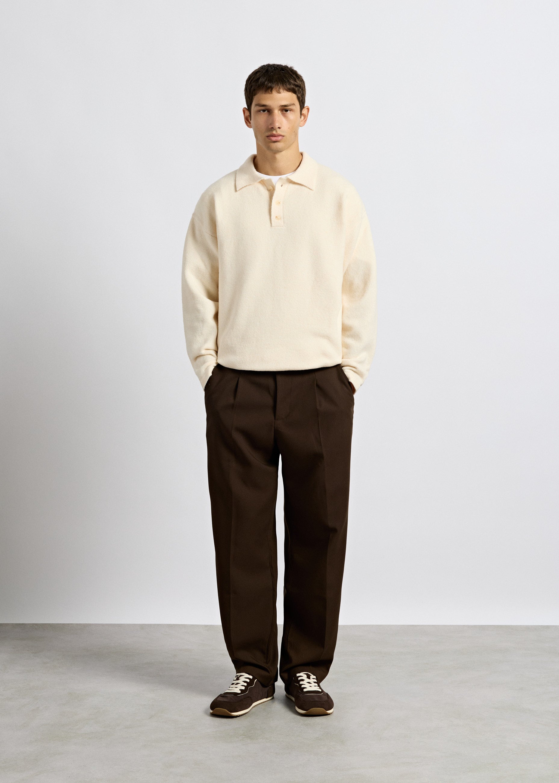 burocs-hairy-knit-polo-sweater-strickpullover-off-white-oversize image 4