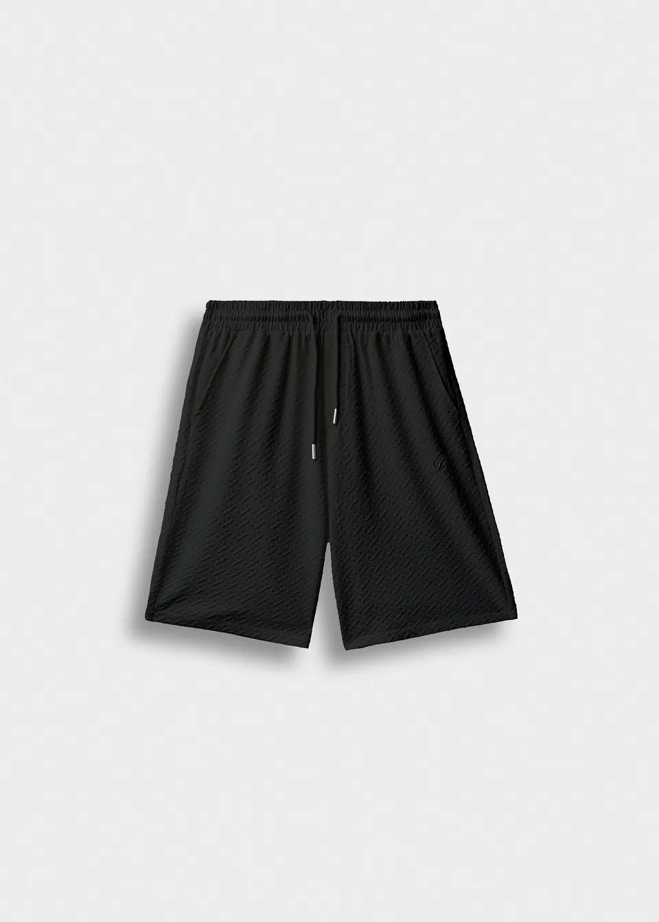 burocs-shorts-structured-shorts-kurze-hose-black-polyester image 1