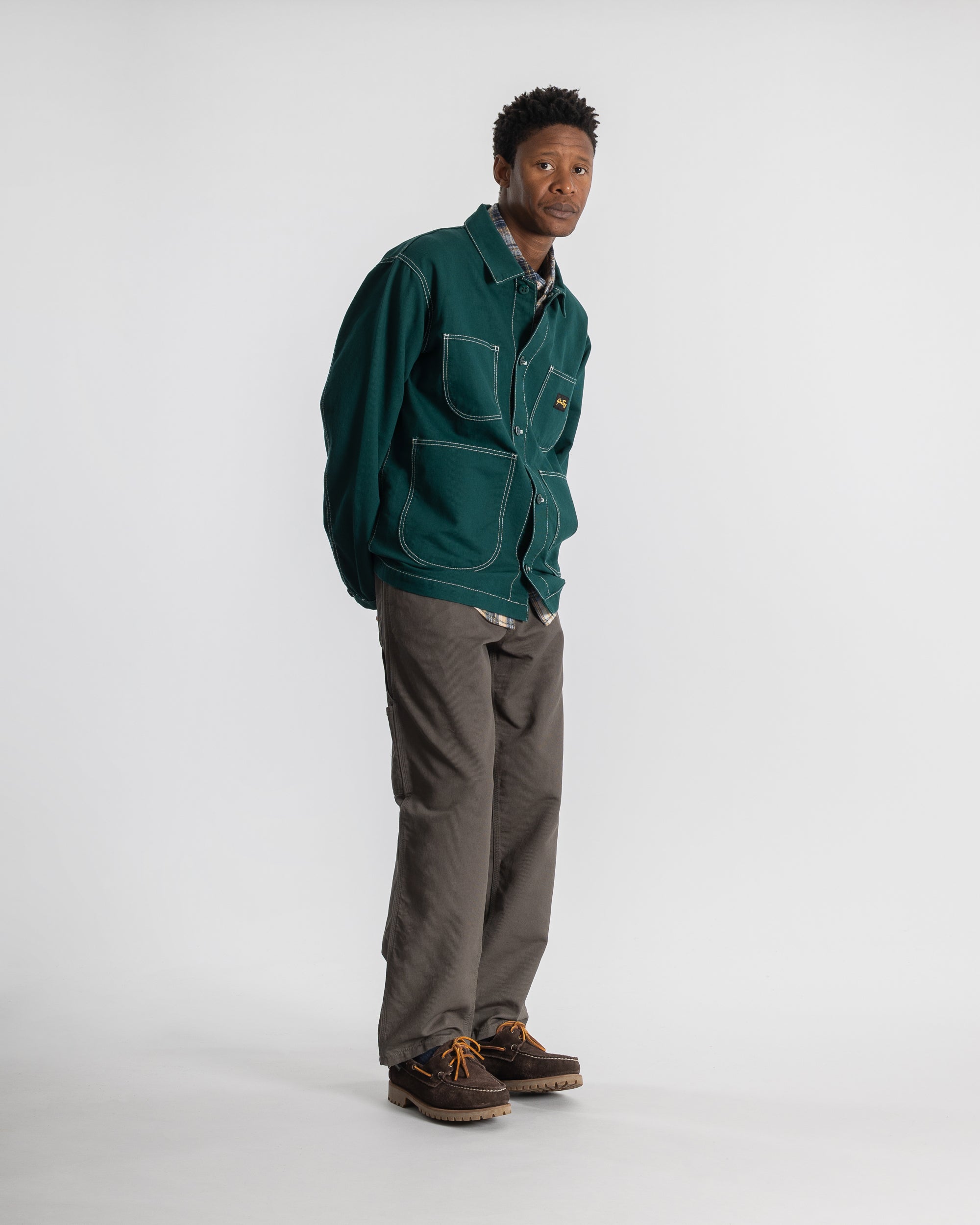 stan-ray-coverall-jacket-botanical-green-bedford-baumwolle image 2