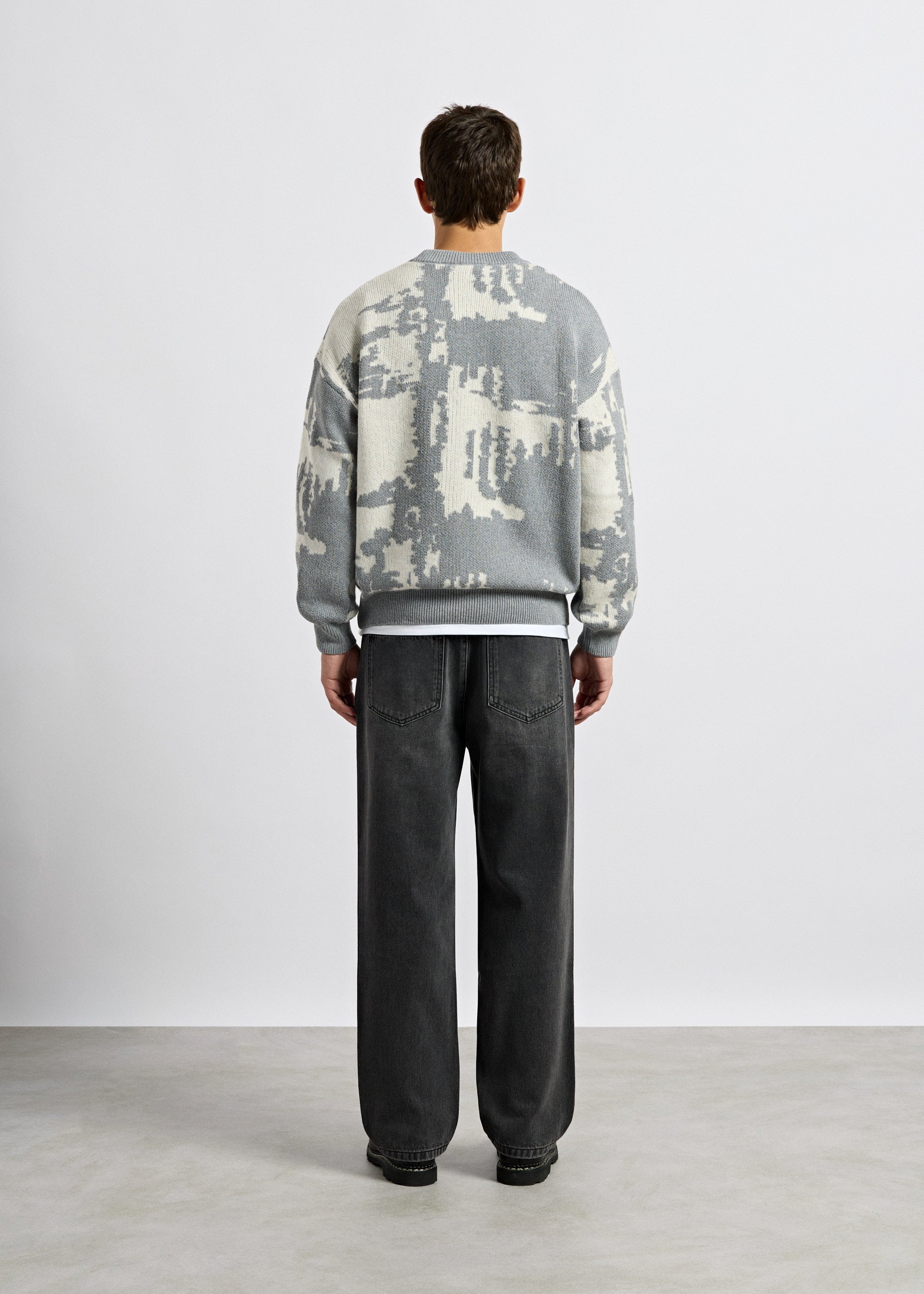 burocs-knit-sweater-strickpullover-grau-oversized-jacquard image 5