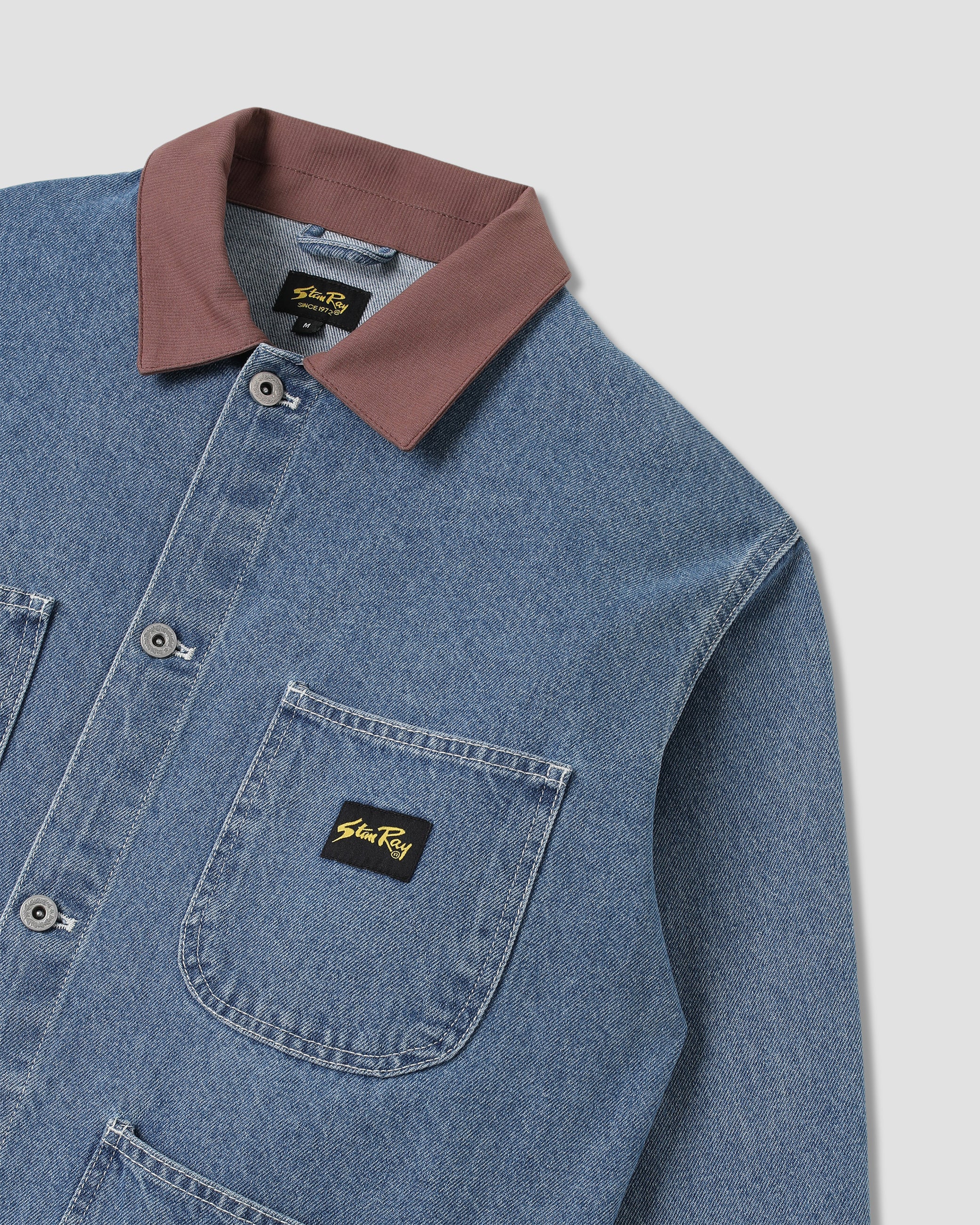 stan-ray-coverall-jacket-jeansjacke-70s-stone-denim-baumwolle image 5