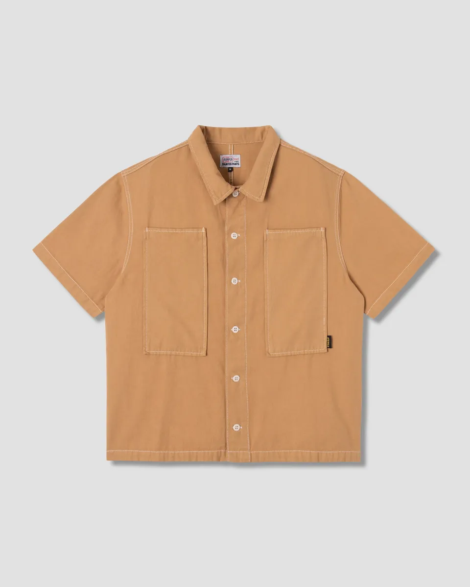 stan-ray-painter-shirt-apple-cinnamon-canvas-kurzarmhemd-relaxed image 1