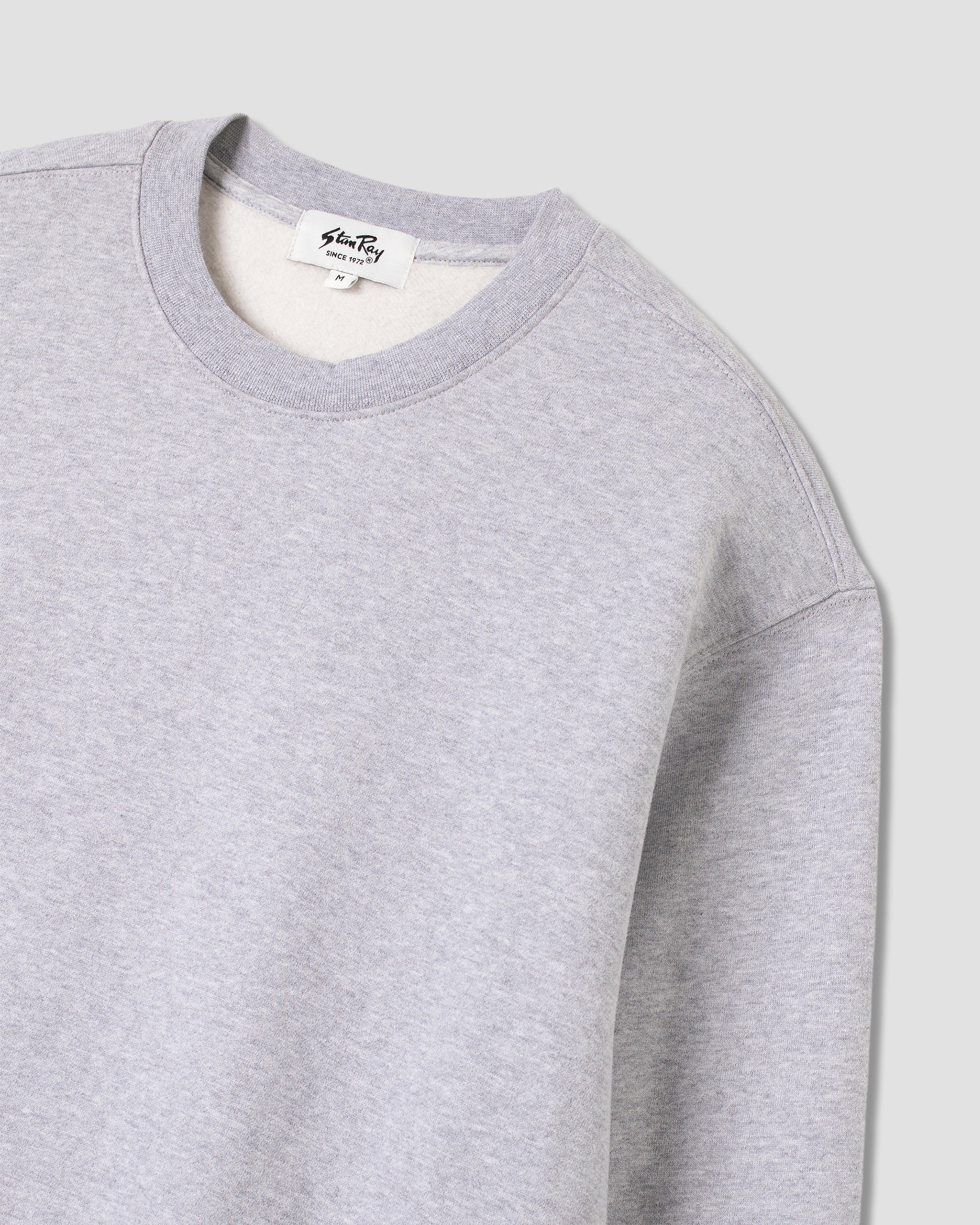 stan-ray-patch-crew-sweatshirt-grey-heather-baumwolle image 5