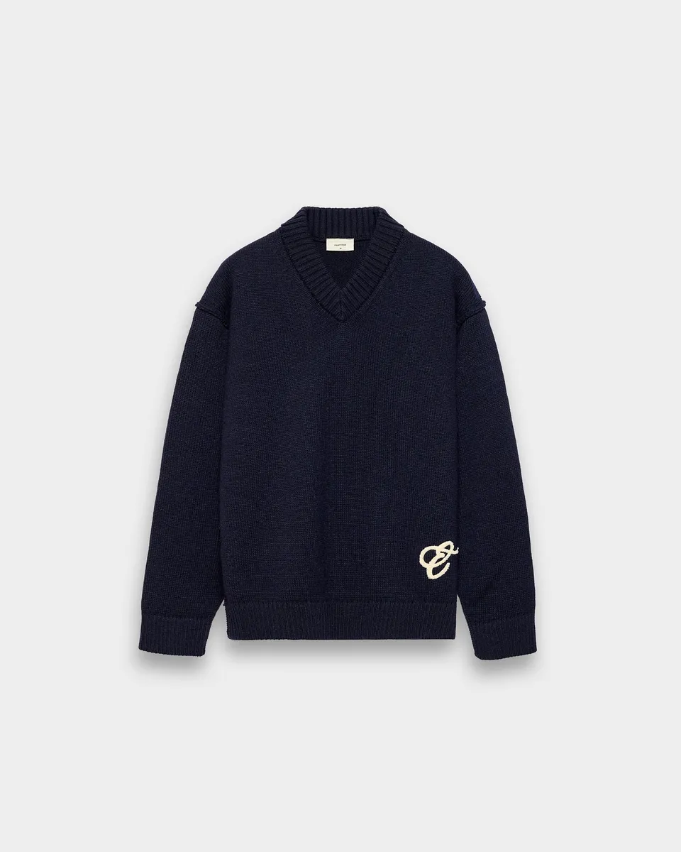 eightyfive-wool-blend-v-neck-pullover-navy-wolle image 1