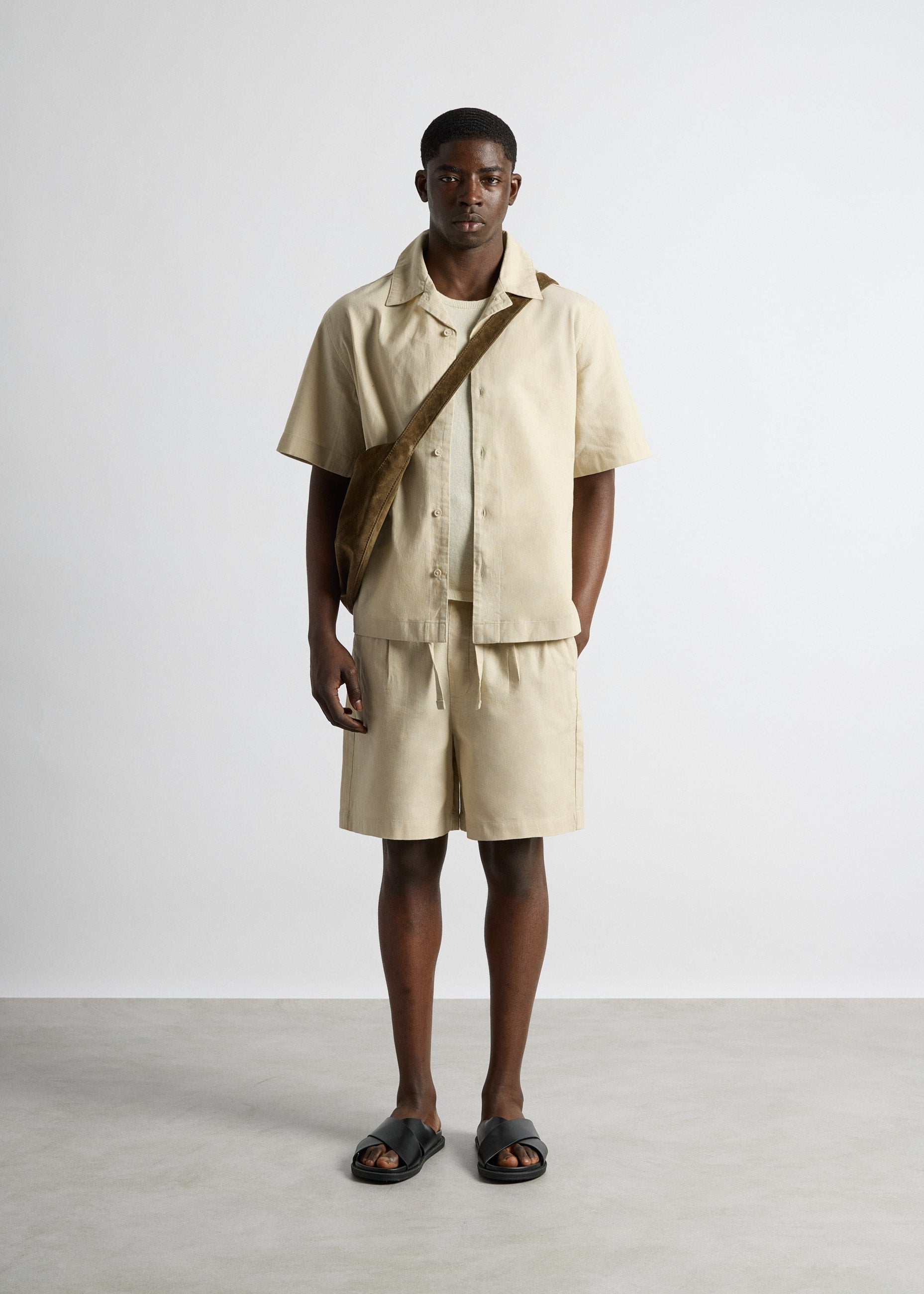 burocs-linen-blend-shorts-shorts-beige-leinen-regular-fit image 5