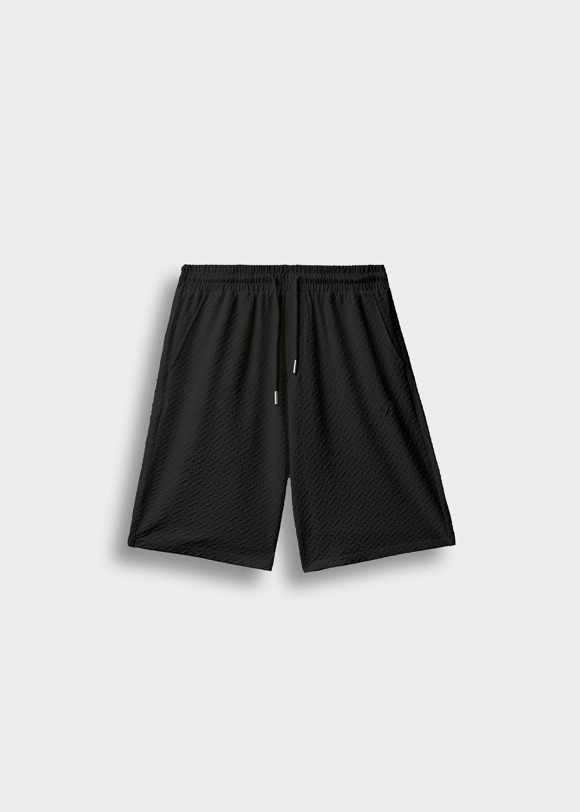 burocs-shorts-structured-shorts-kurze-hose-black-polyester image 1