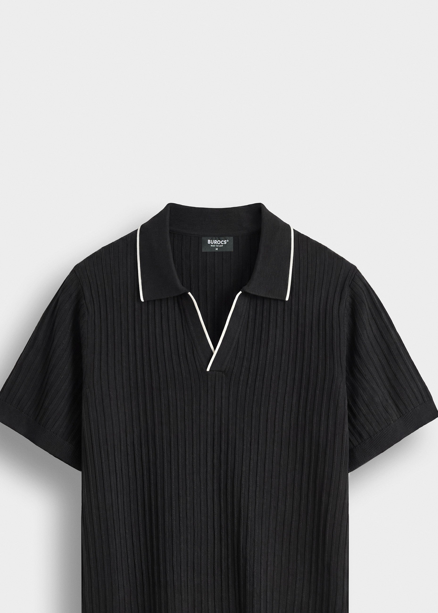 burocs-polo-t-shirt-herren-black-feinstrick-viskose image 3