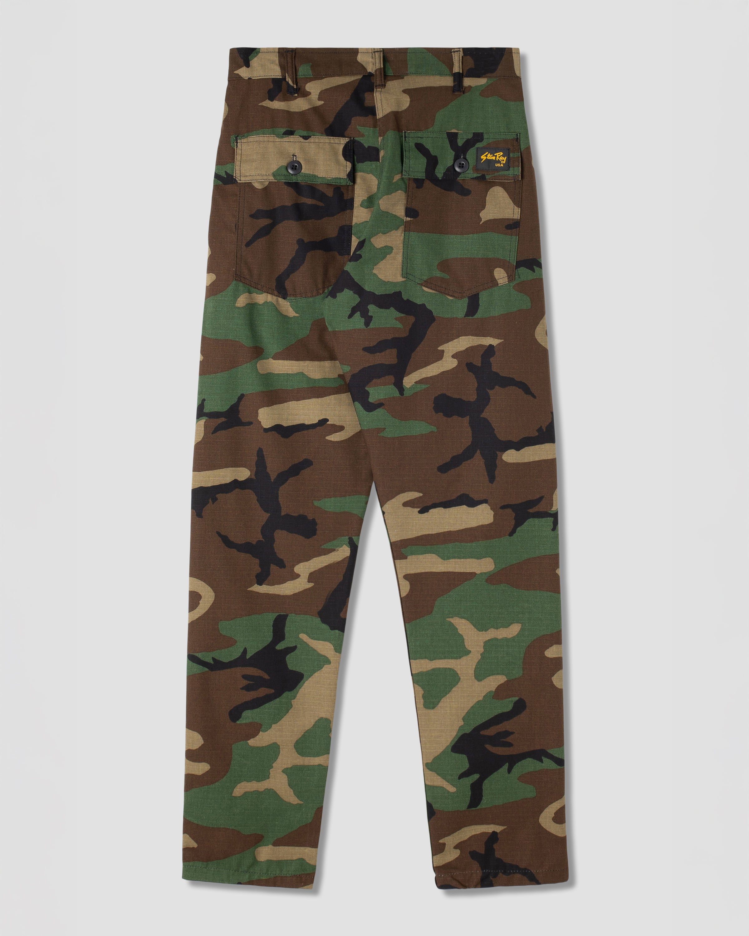 stan-ray-slim-fatigue-woodland-ripstop-hose-camo image 7