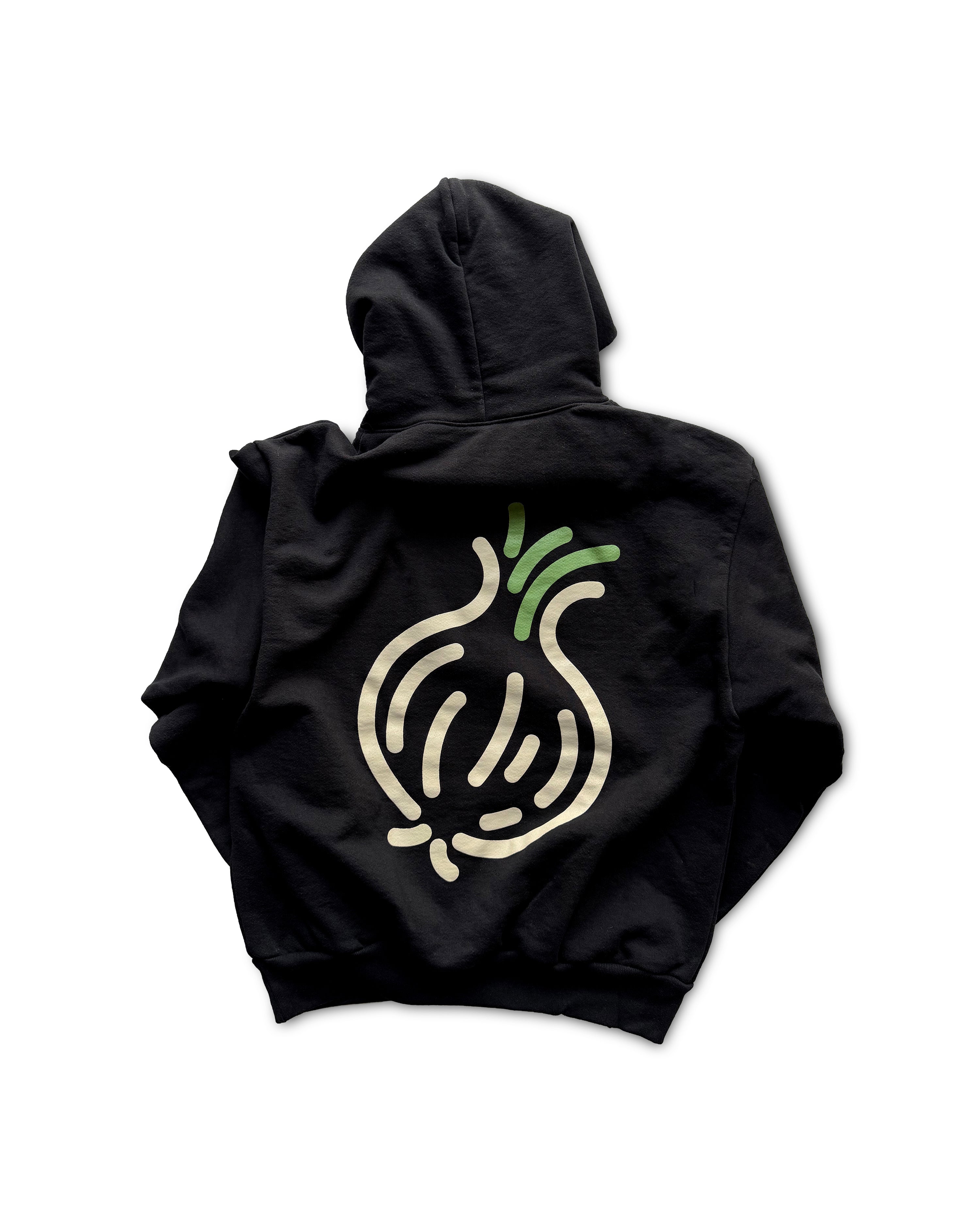 carrots-onions-wordmark-hoodie-schwarz-heavy-fleece image 2